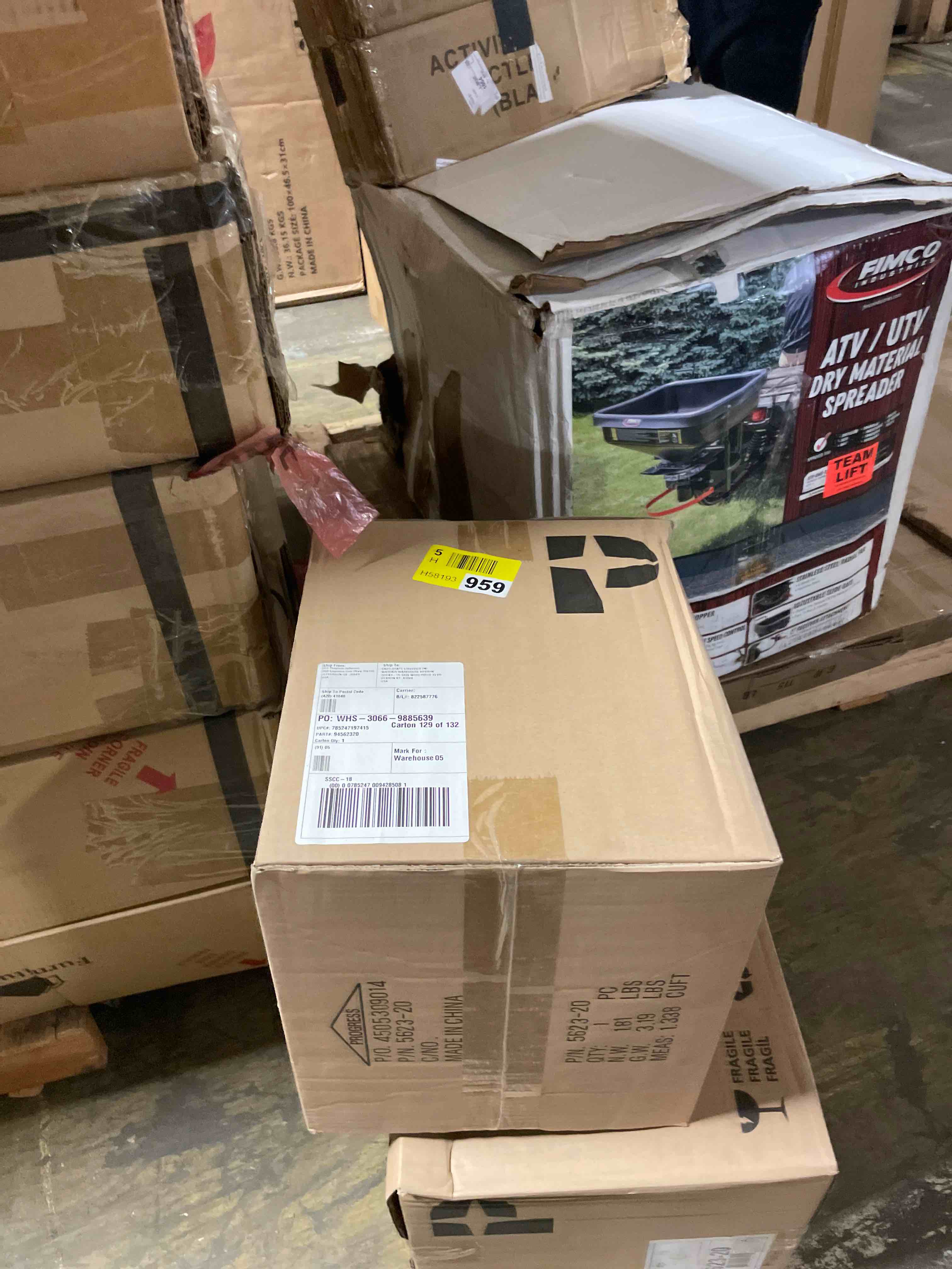 Condition photo showing New/Like New for district collection one-light large wall lantern