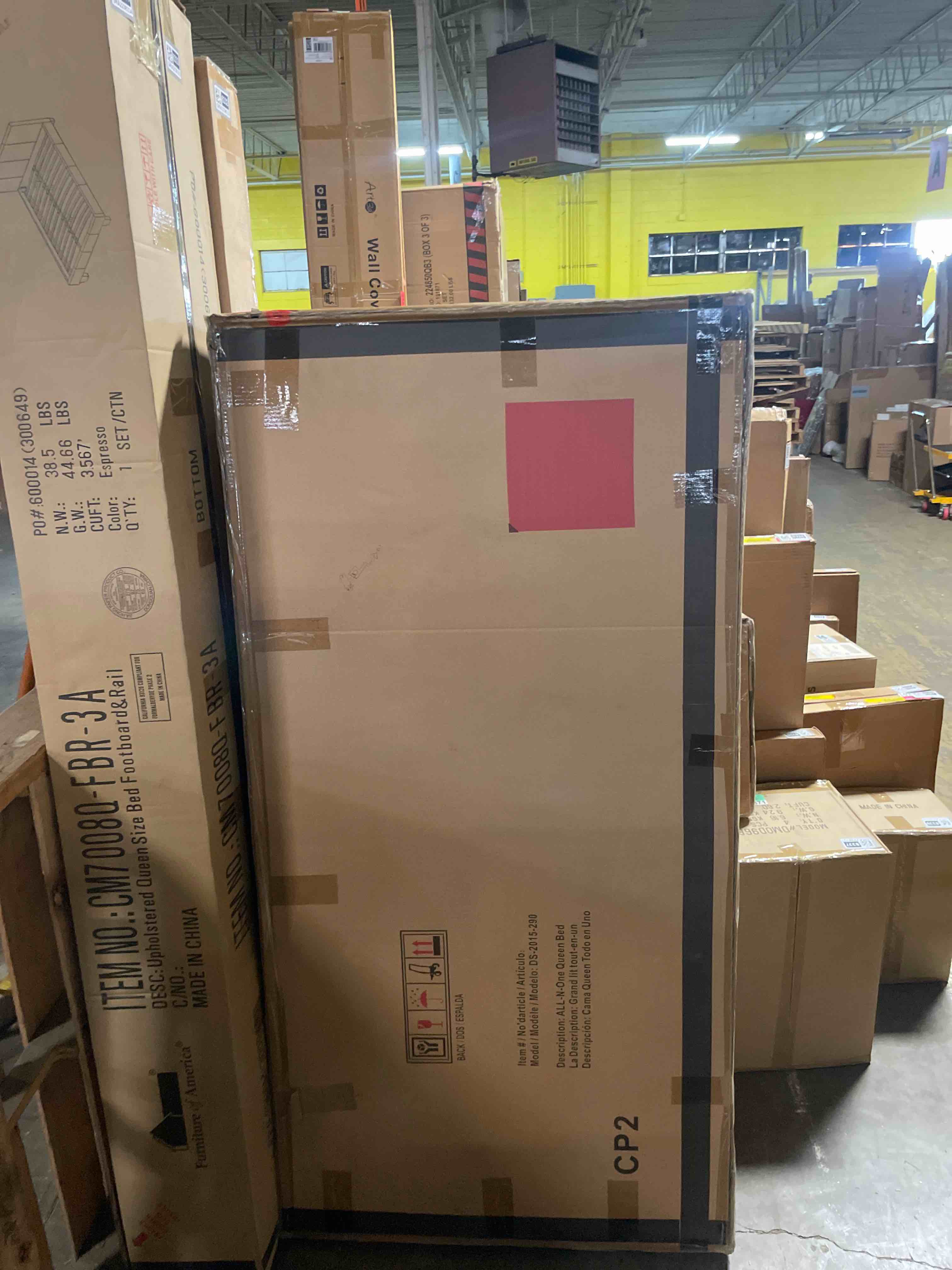 Condition photo showing New/Like New for right2home upholstered low profile bed - queen