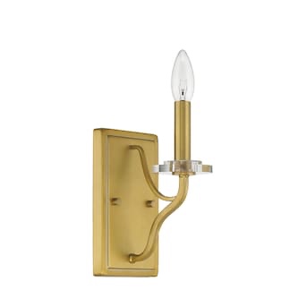 ACROMA Joliet 4.8-in W 1 -Light Matte Gold Wall Sconce
