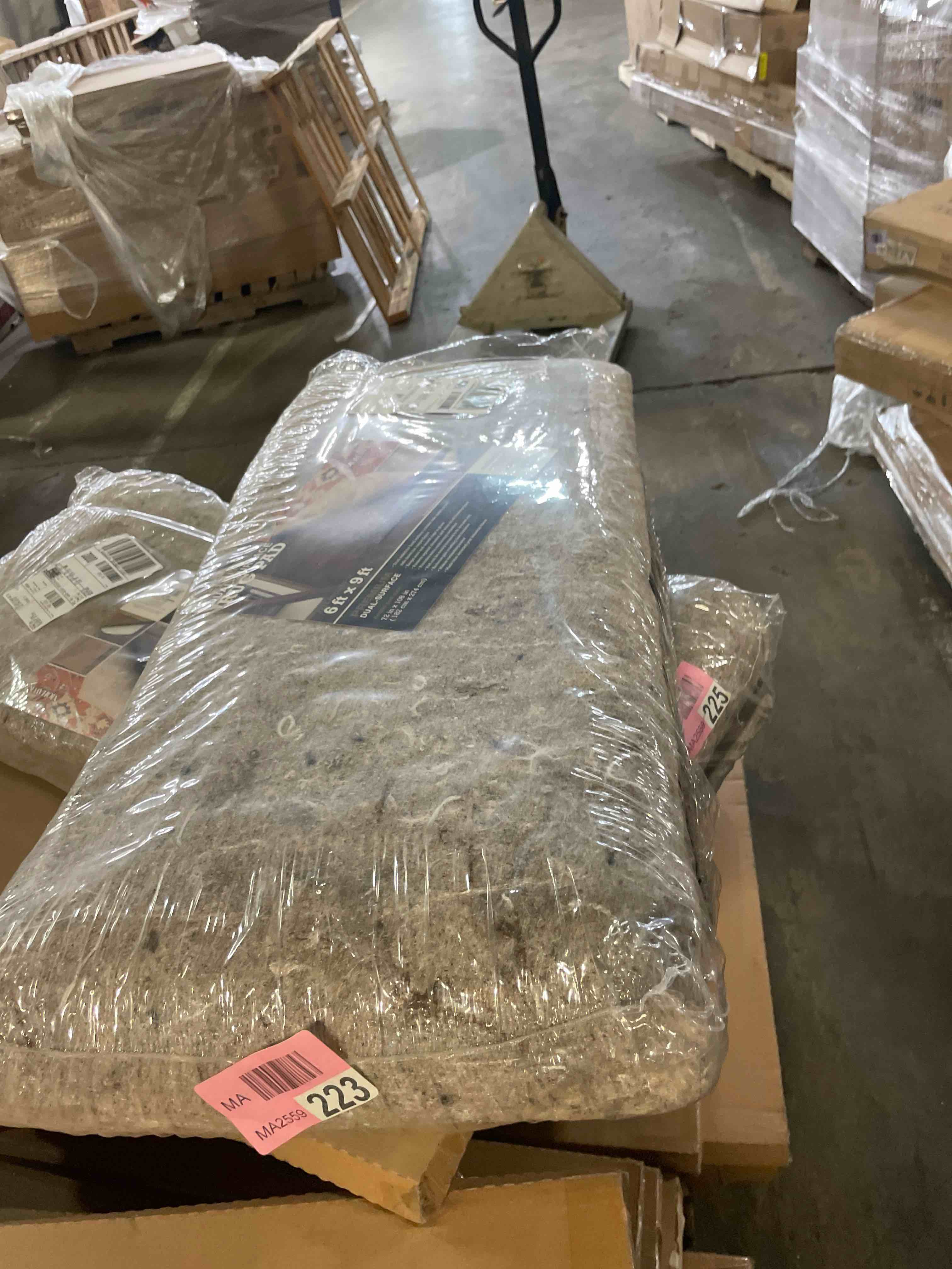 Condition photo showing New/Like New for bagail felt and natural rubber backing rug pads 1/4” thick, 2 x 10 ft non slip carpet gripper keep rugs in place, under area rug protective cushioned pads, carpet runners, hardwood floors protection 10' x 2' (rectangular) 1/4" thick
