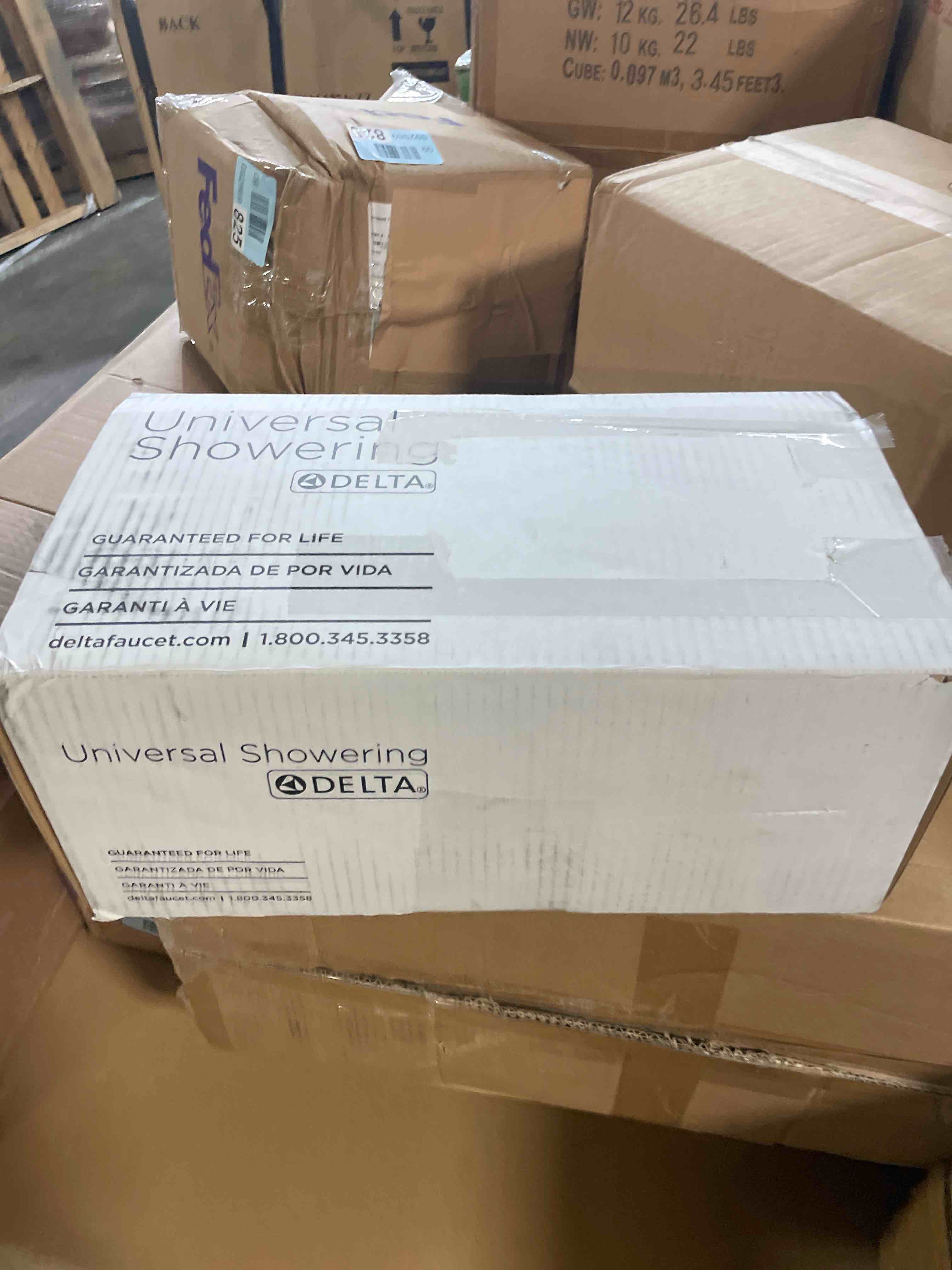 Condition photo showing New/Like New for in2ition w/ cleaning spray 6-spray dual wall mount fixed and handheld shower head 1.75 gpm in spotshield brushed nickel