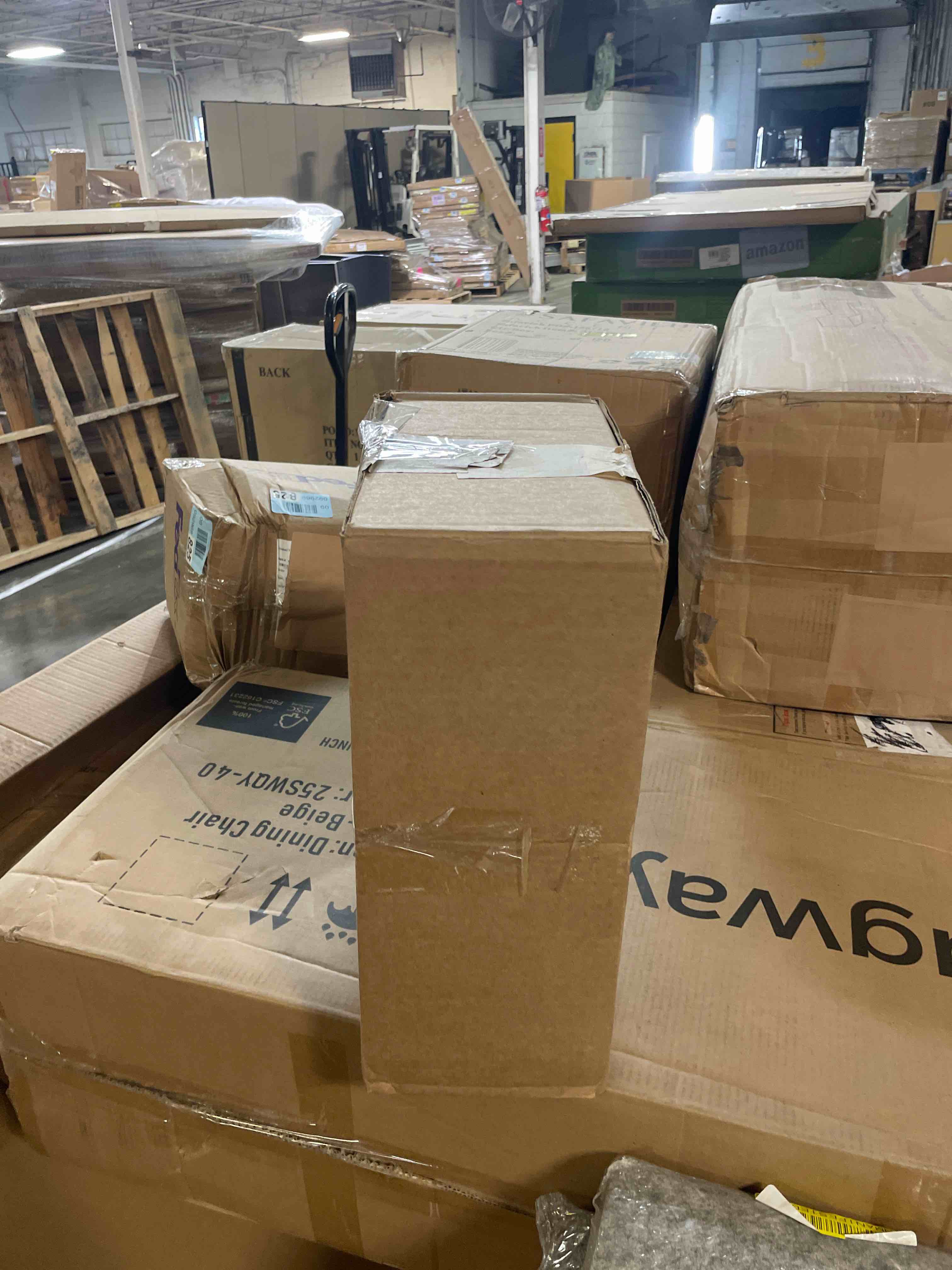 Condition photo showing New/Like New for sunrider industrial 4-light semi flush mount ceiling light fixture, modern farmhouse lights matte black, rustic sputnik chandelier for bedroom foyer black large