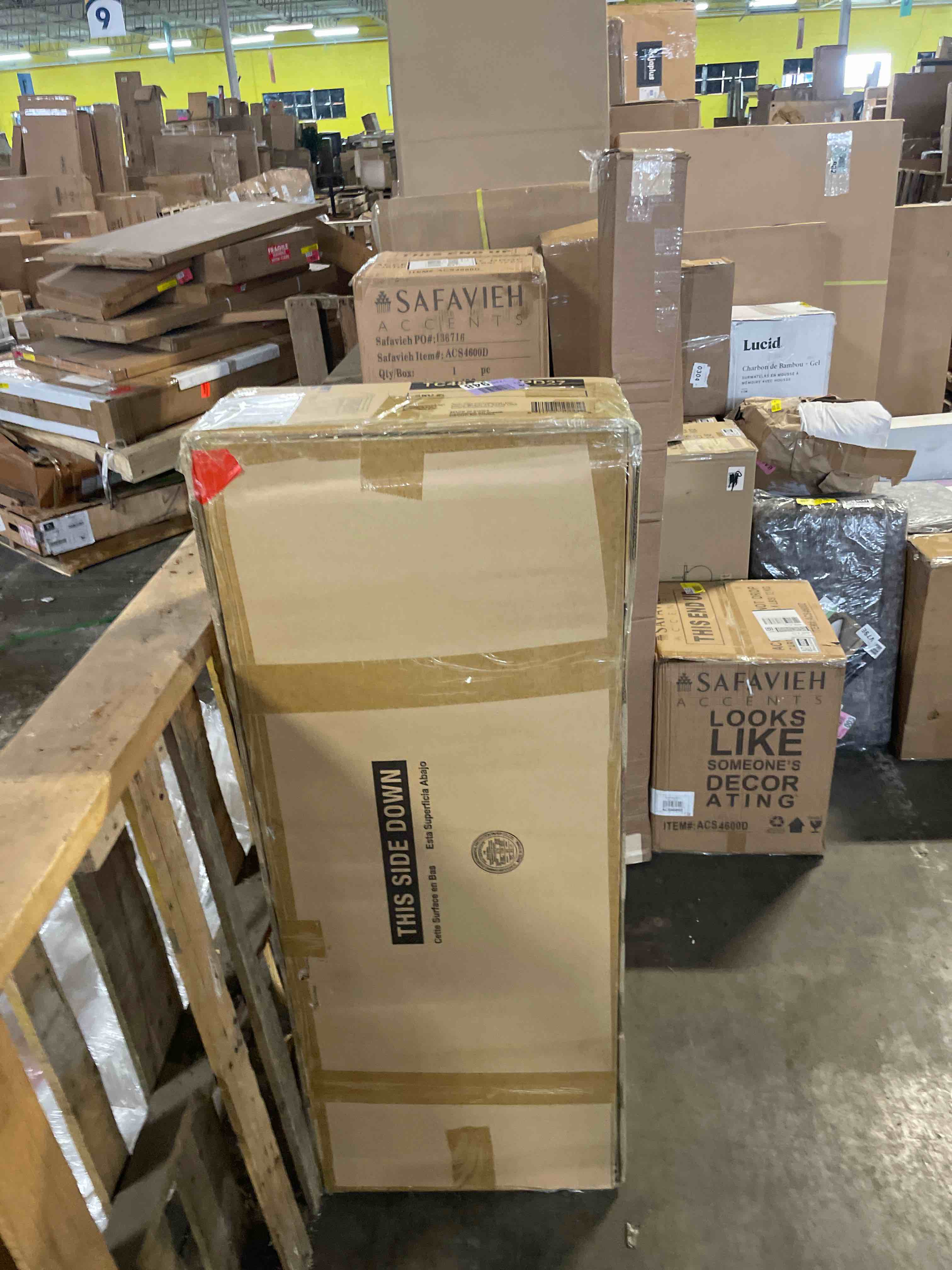 Condition photo showing New/Like New for bell'o - omni tv cabinet for most flat-panel tvs up to 55" - brown