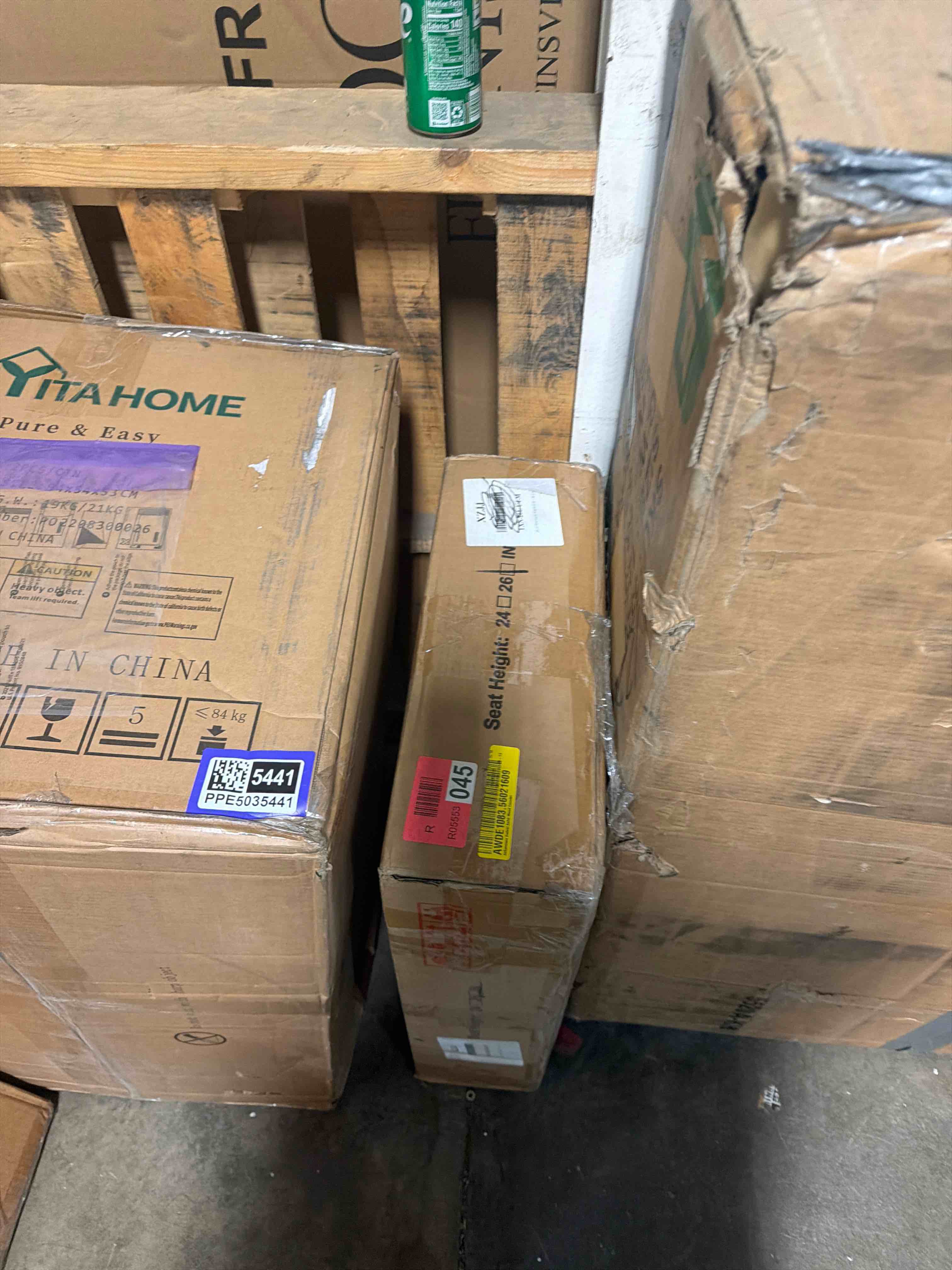 Condition photo showing New/Like New for johannsen swivel solid wood counter