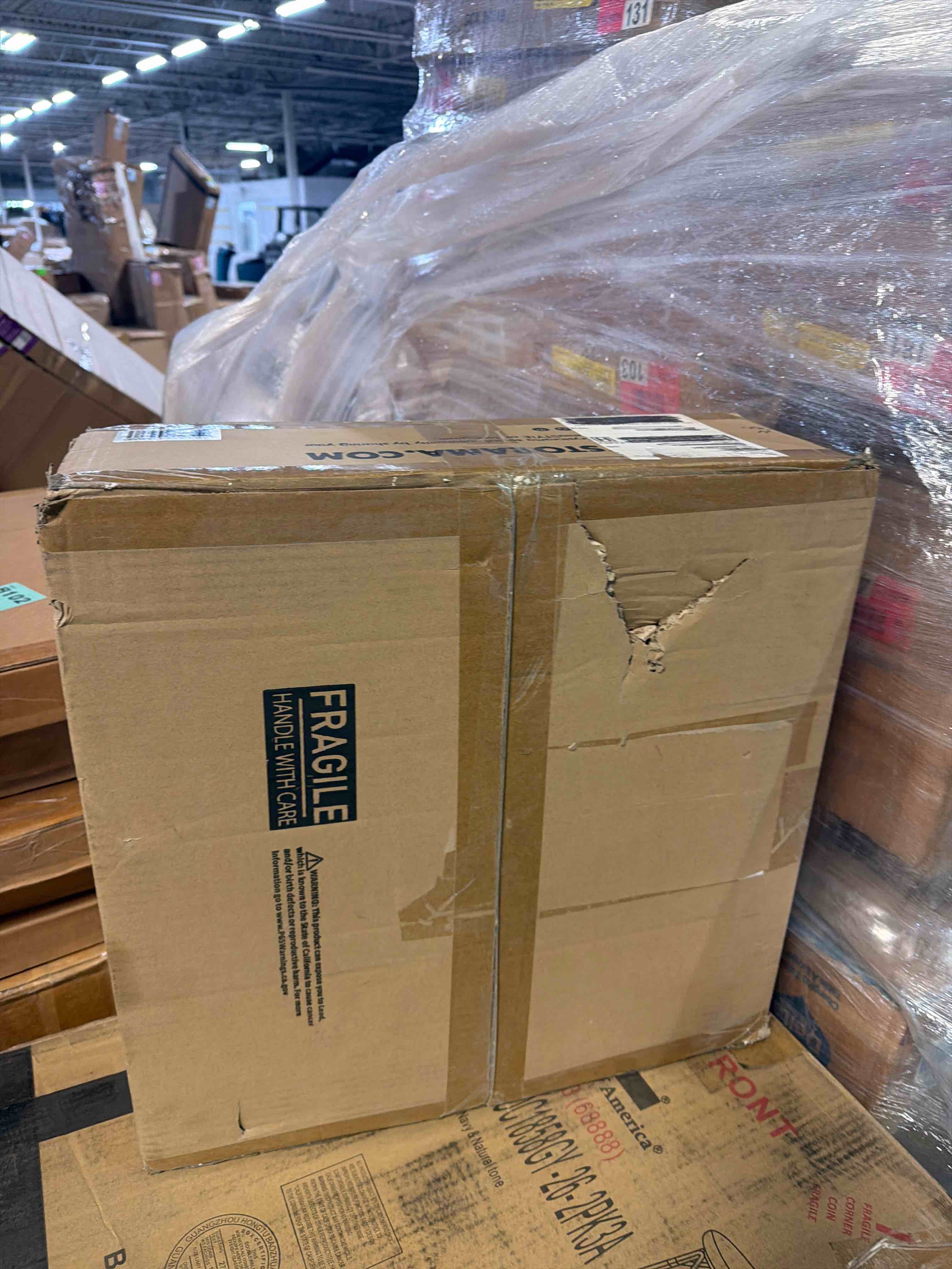 Condition photo showing New/Like New for crystorama 3 light clear hand cut polished chrome flush mount