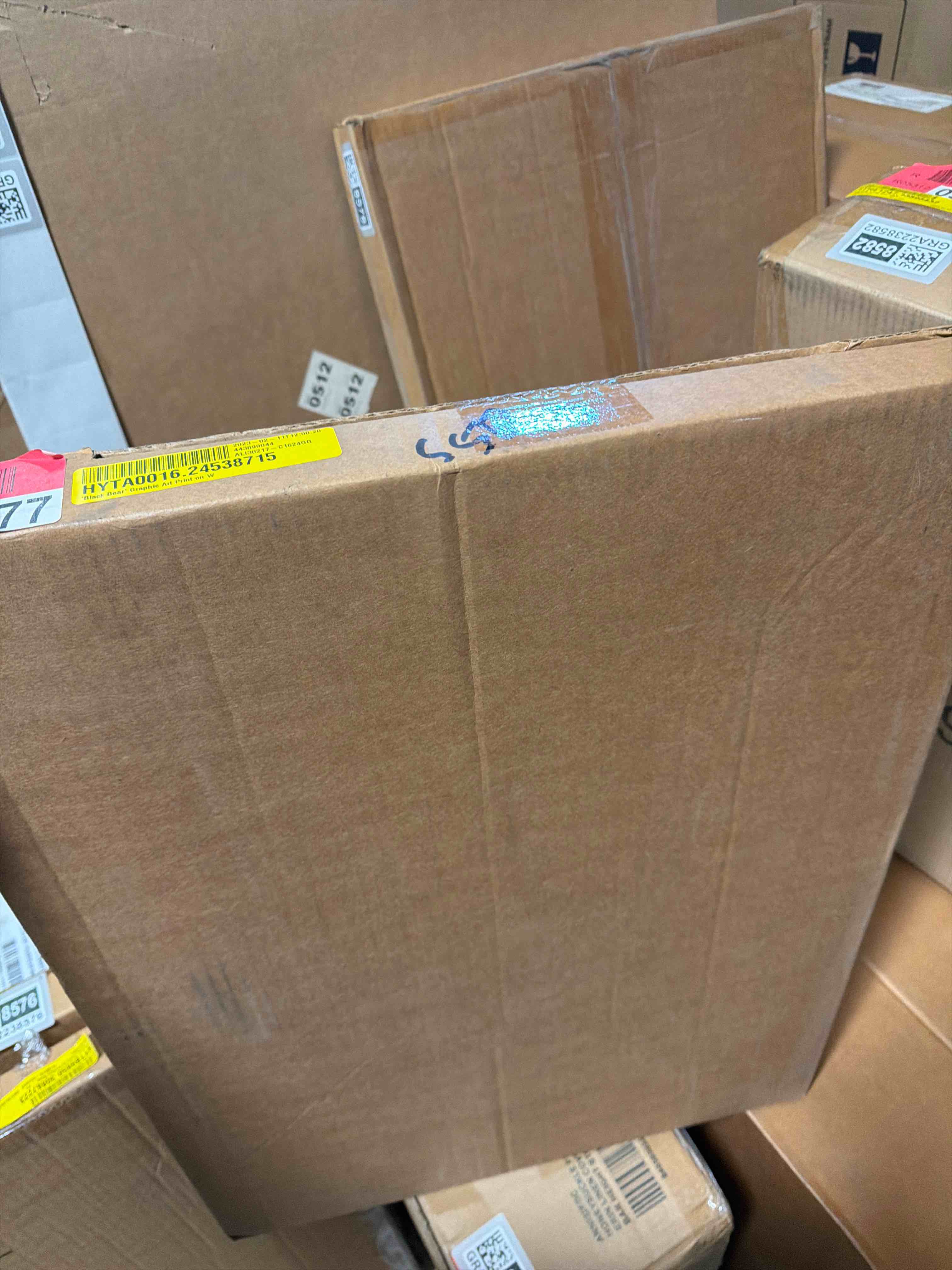 Condition photo showing New/Like New for tailored canvases black bear exposure canvas wall art for rustic cabin wall decor grizzly animal wall decorations pine tree forest art large bear pictures wall decor for lodge home 12x18