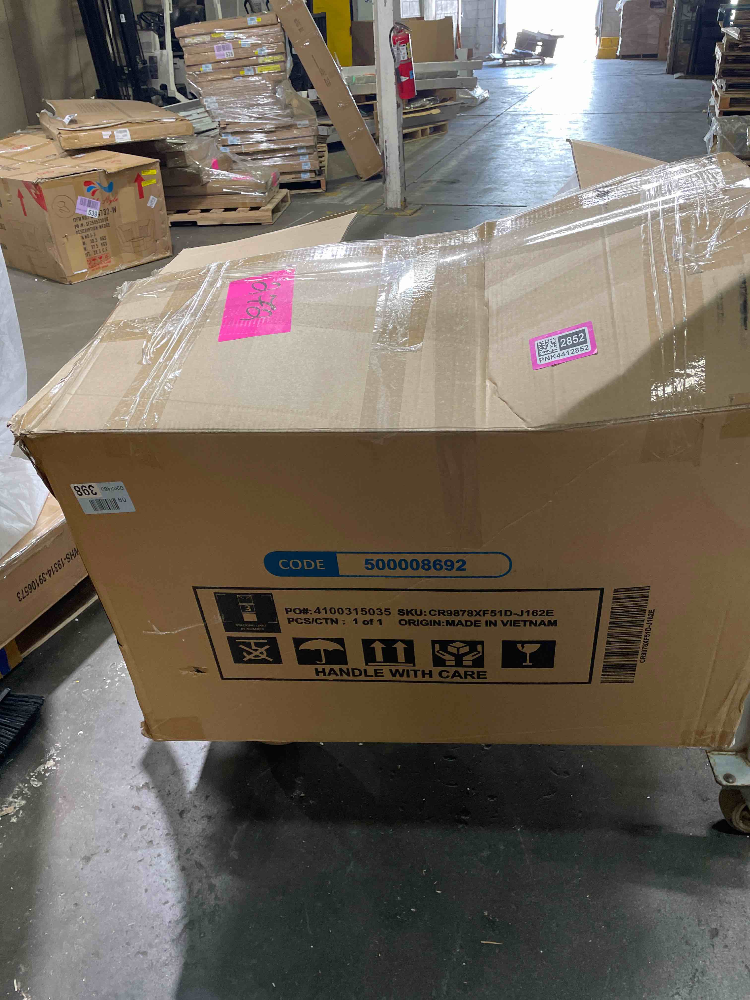 Condition photo showing Good Condition for canmov leather recliner chair, classic and traditional manual recliner chair with comfortable arms and back single sofa for living room, nut brown