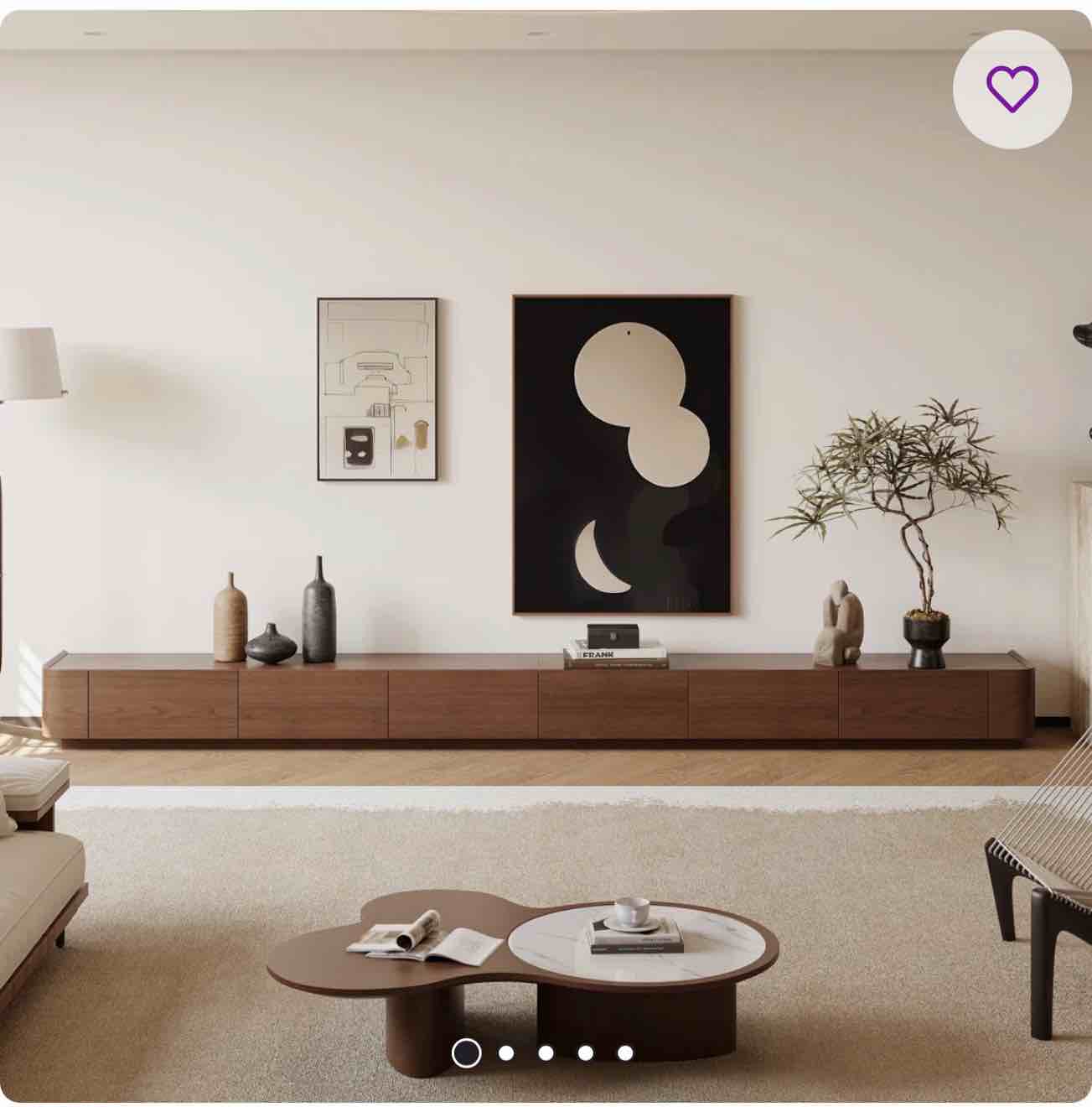 Lydiane Combination TV Cabinet with Storage