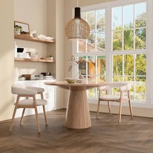 Astraea Round Wood Dining Table