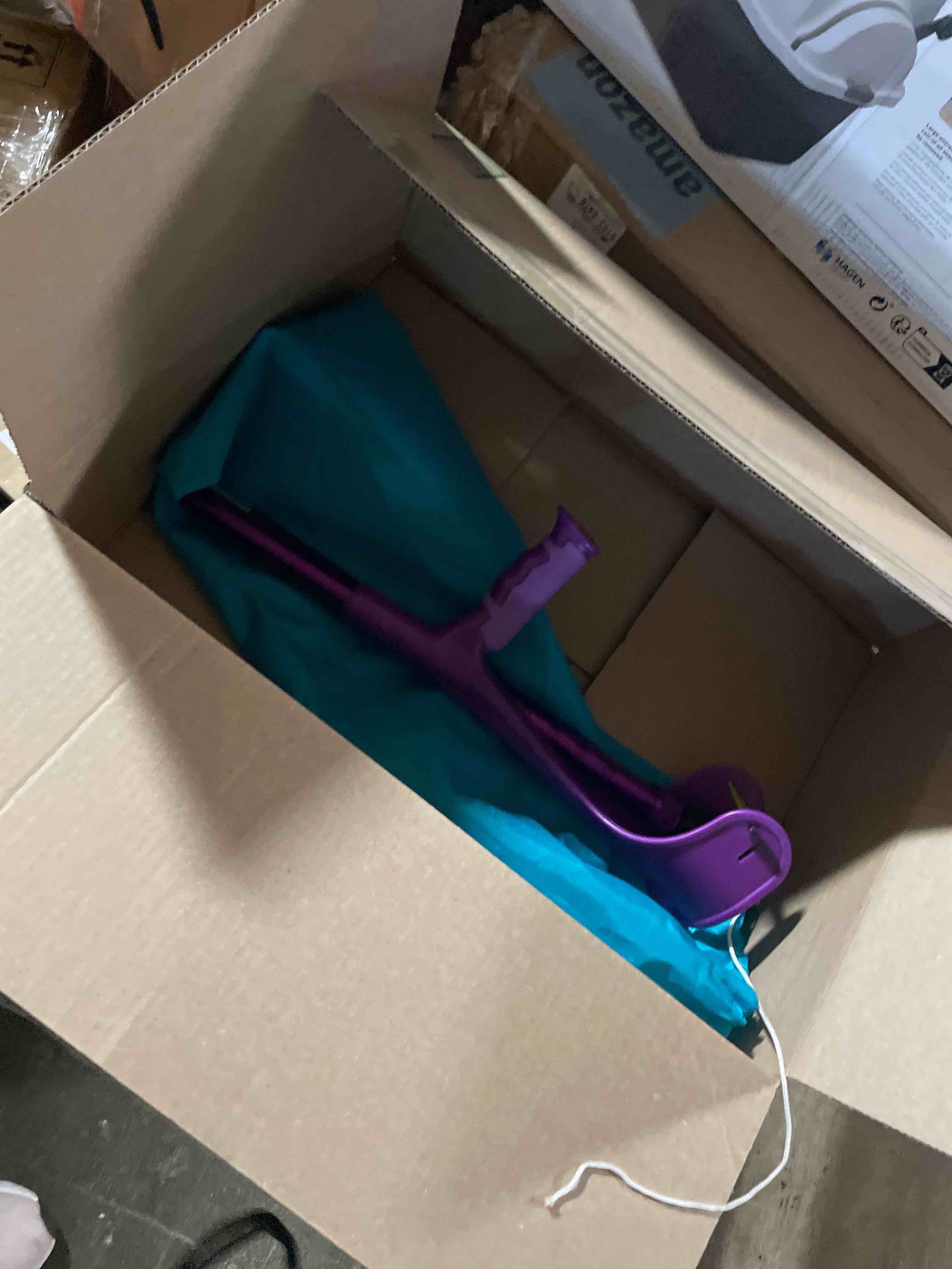 Condition photo showing New/Like New for Folding Crutch (x1 Unit) Forearm Crutch Anti-Drop Cuff Reduces The Hassle of Picking Up Forearm Crutch?Comfortable Grip and Wear-Resistant, Non-Slip Forearm Crutch (Single Violet) Single Violet-1