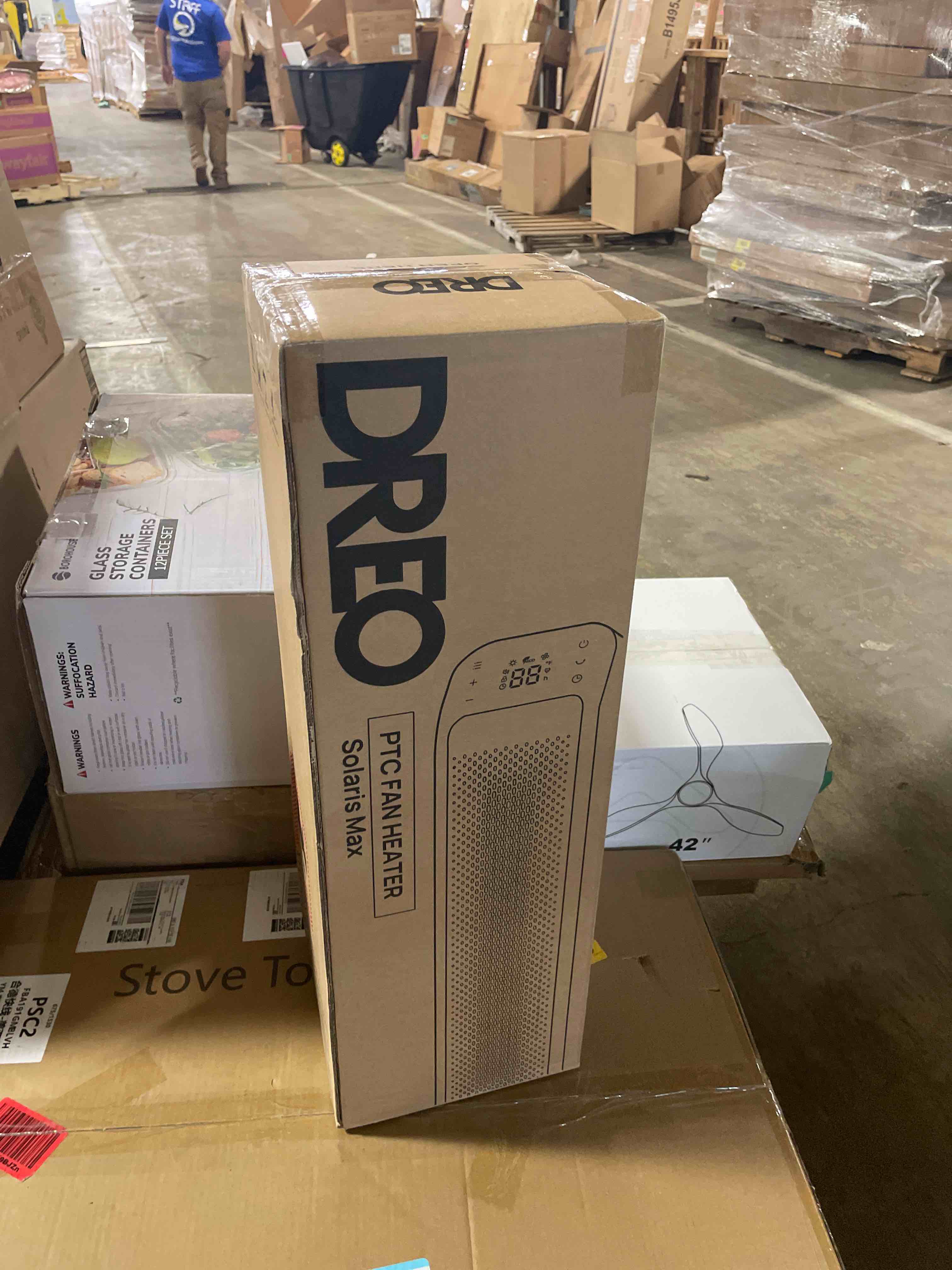 Condition photo showing New/Like New for Dreo Space Heater Indoor, 25" 11.5ft/s Fast Portable Room Heater with Remote and Thermostat, 3 Modes, Overheating & Tip-Over Protection, Electric Heaters for Indoor Use Large Room, Bedroom, Gold Gold Large