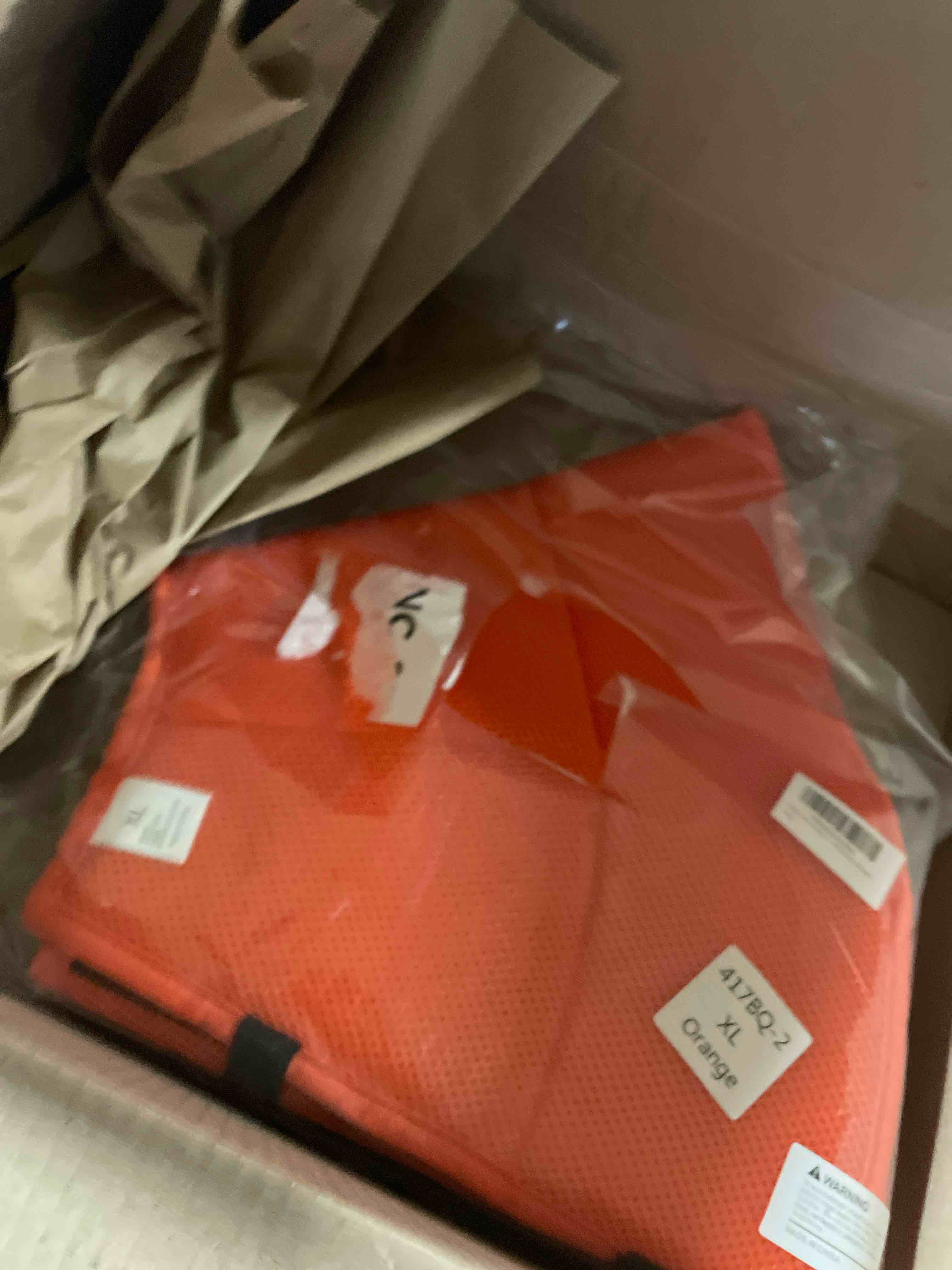 Condition photo showing New/Like New for Dog Cone Collar XL, Soft Cones for Large Medium Small Dogs,Adjustable Dog Cone Alternative to Stop Licking, Comfy Elizabethan Collar for After Surgery Wound Healing & Hot Spots Orange