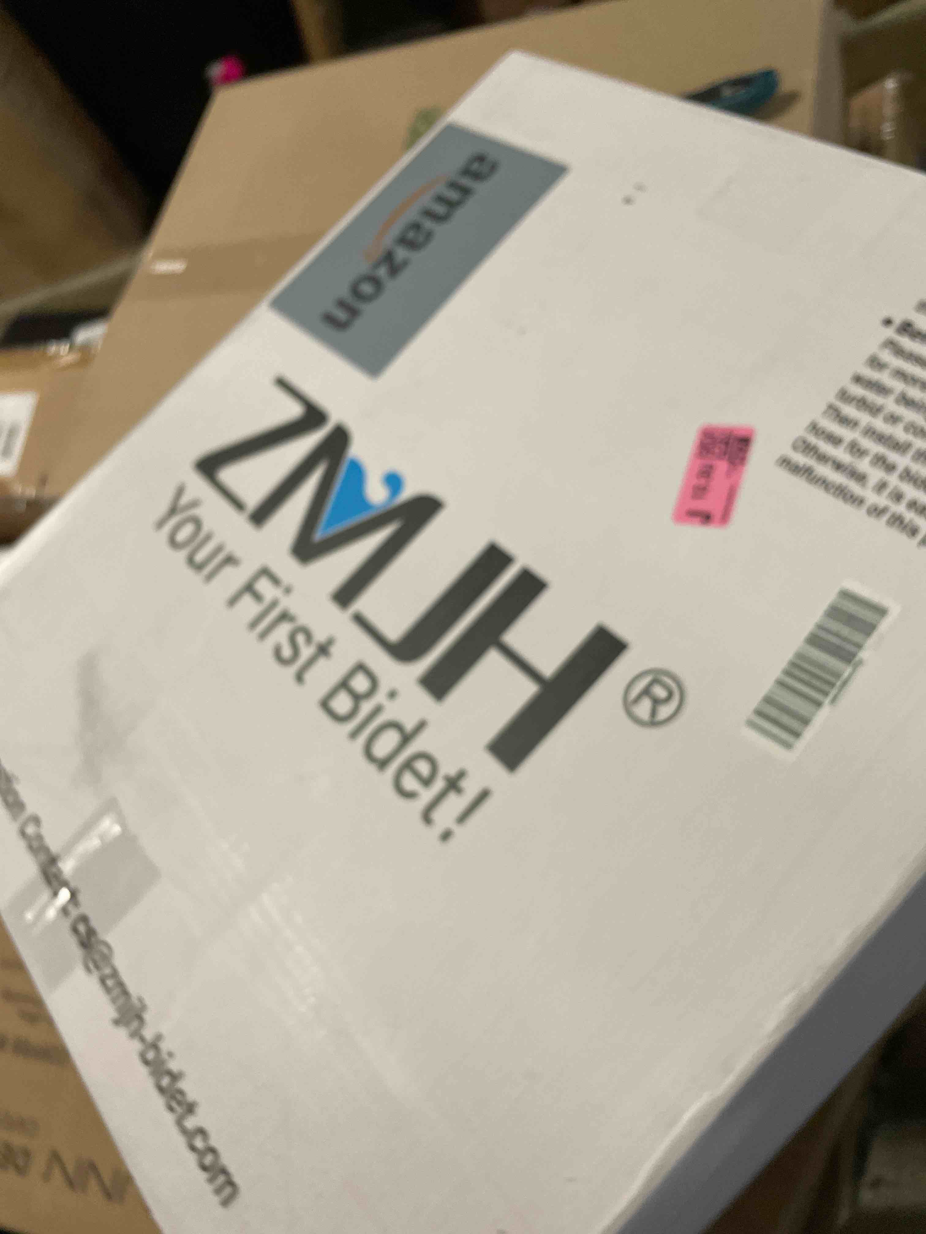 Condition photo showing Good Condition for ZMJH ZMA102 Bidet Toilet Seat, Unlimited Warm Water, Vortex Wash, Electronic Heated, Warm Air Dryer, Rear and Front Wash, LED Light, Need Electricity, White, (Elongated)