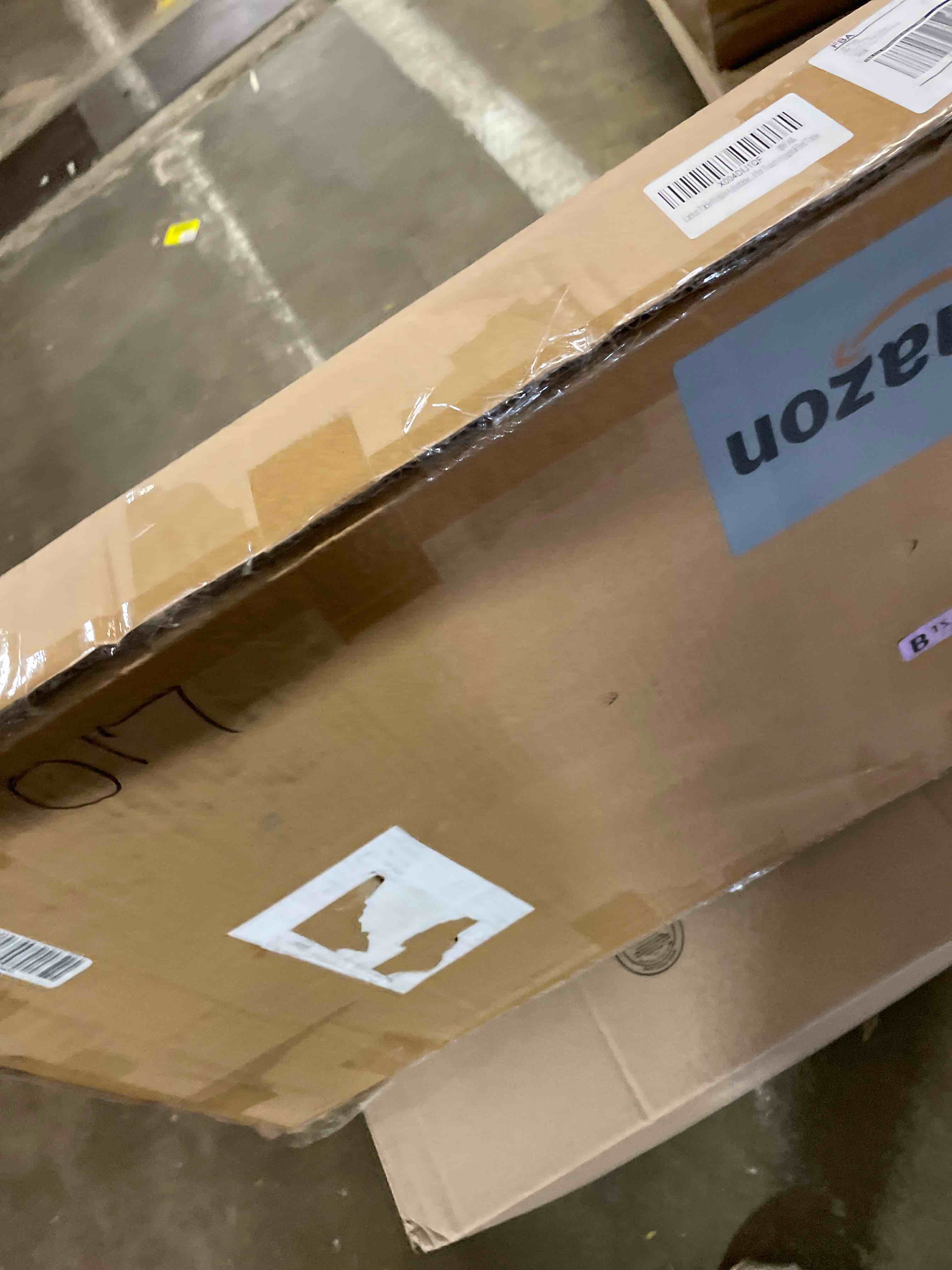 Condition photo showing New/Like New for Laptop Table Mobile Adjustable Height Portable Desk Notebook Swivel PC Computer Rolling Desk with Wheels, Laptop Stand for Couch Bedside Hospital Bed Table Oak Grey