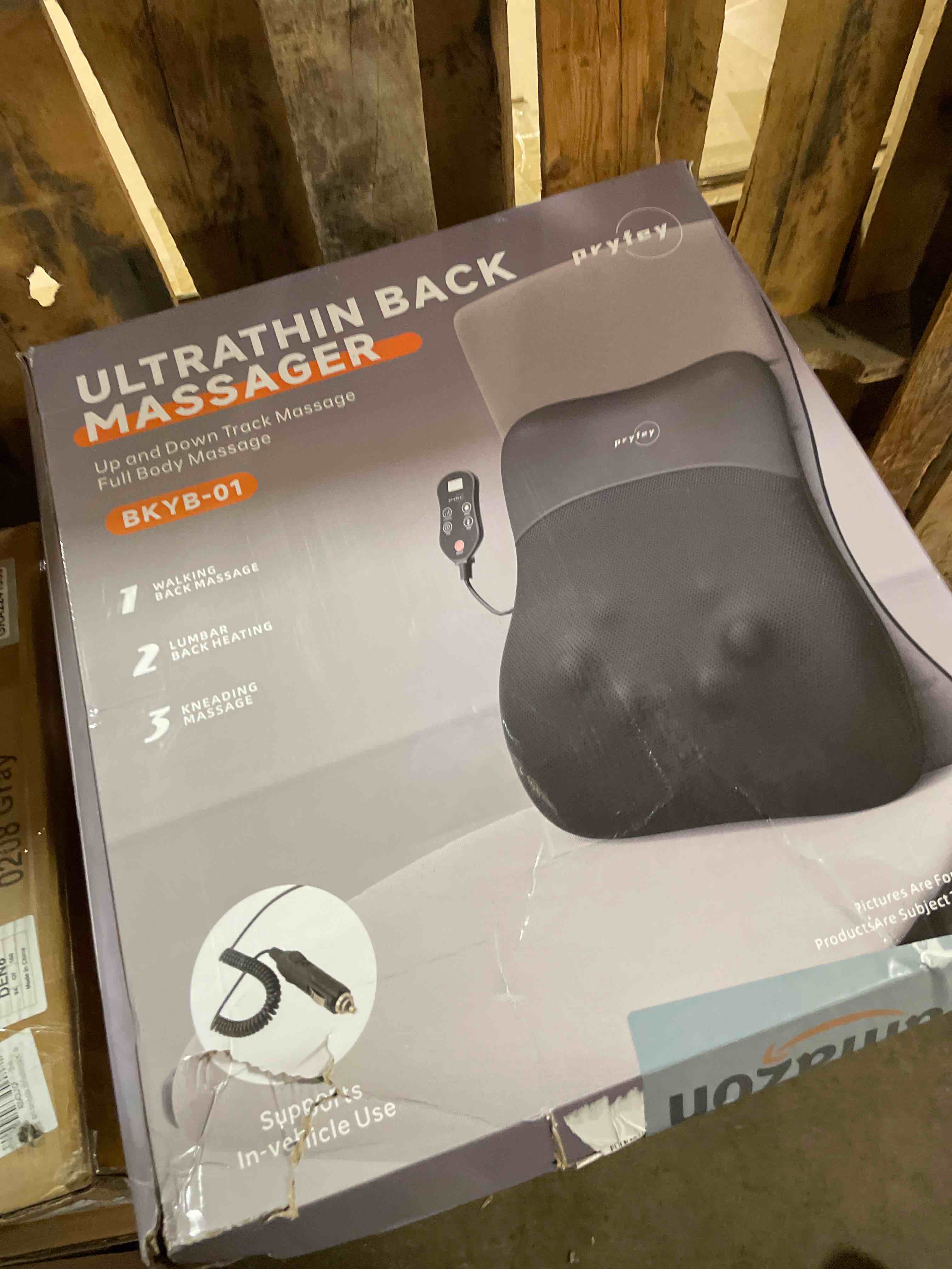 Condition photo showing Good Condition for Back Massager, Rolling Up and Down Back Massager with Heat, Back Massage 4D Kneading for Pain Relief Deep Tissue, Ultrathin Shoulder Massager Mother's Day Gift for Women Men Parents Black