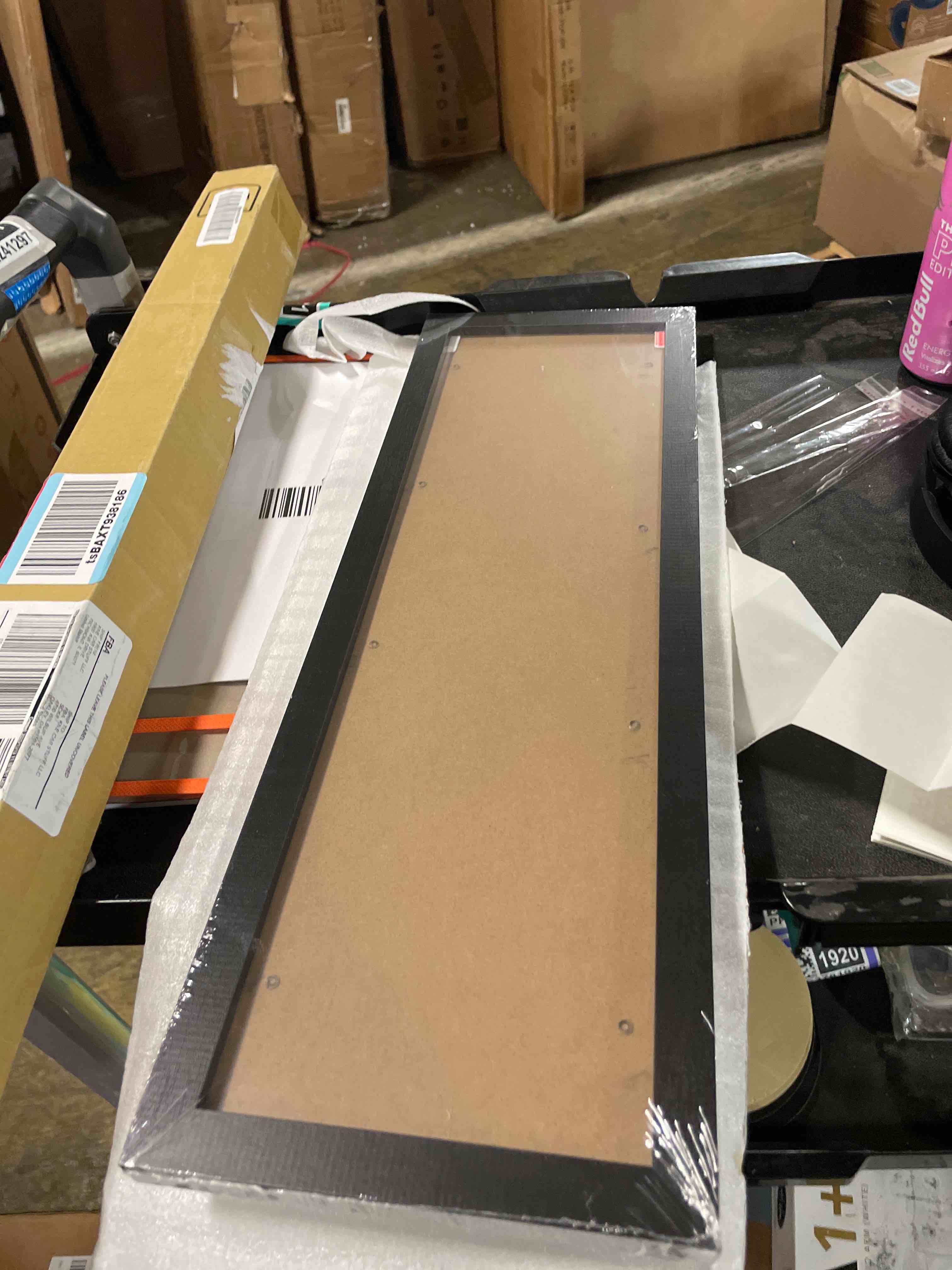 Condition photo showing New/Like New for Americanflat 8x24 Picture Frame with Shatter-Resistant Glass - Signature Collection - Gallery-Style Frames Made of Engineered Wood - Photo Frame for Wall Display - Black