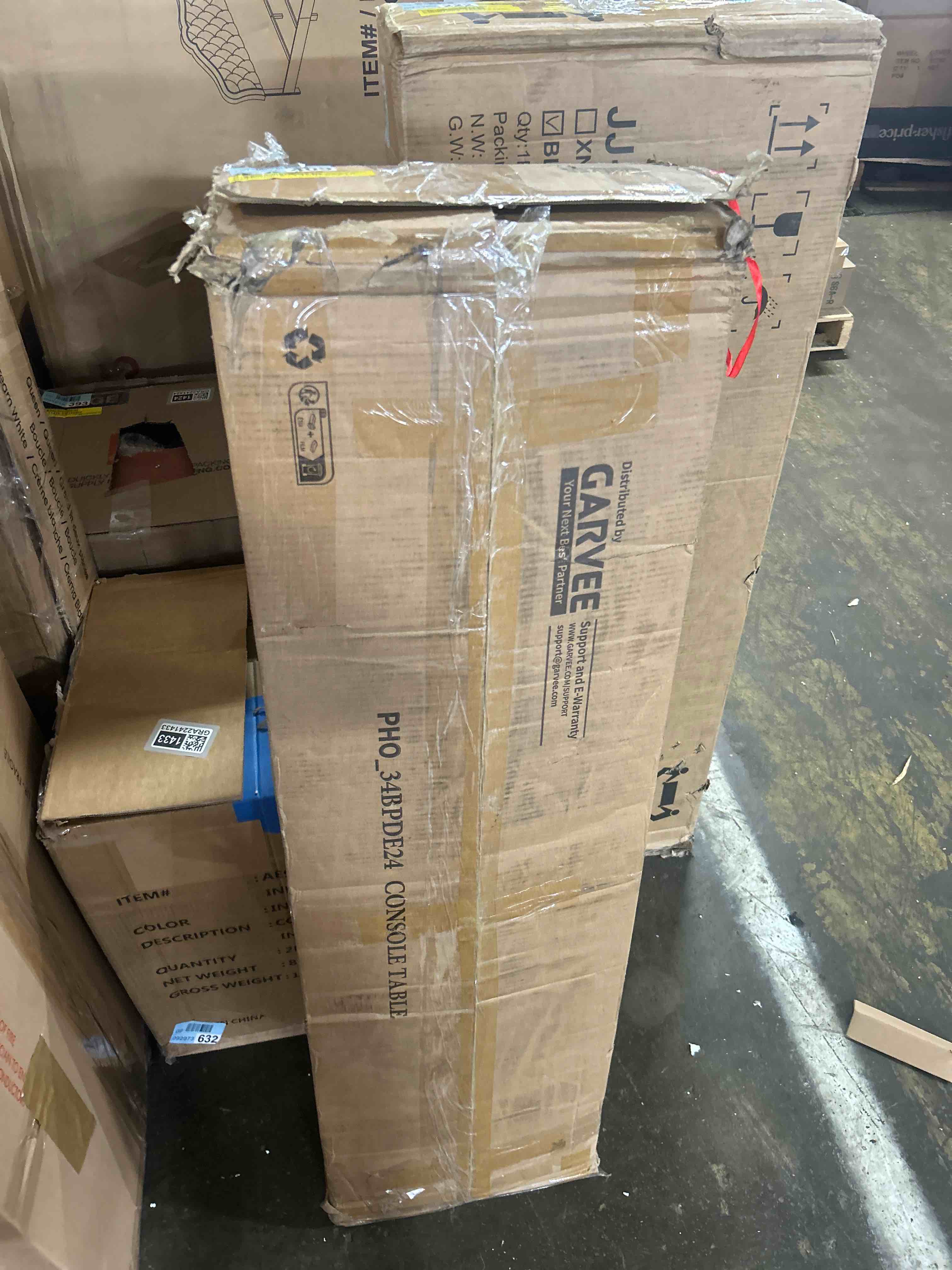 Condition photo showing New/Like New for 47" Entryway Console Table, Farmhouse Narrow Sofa