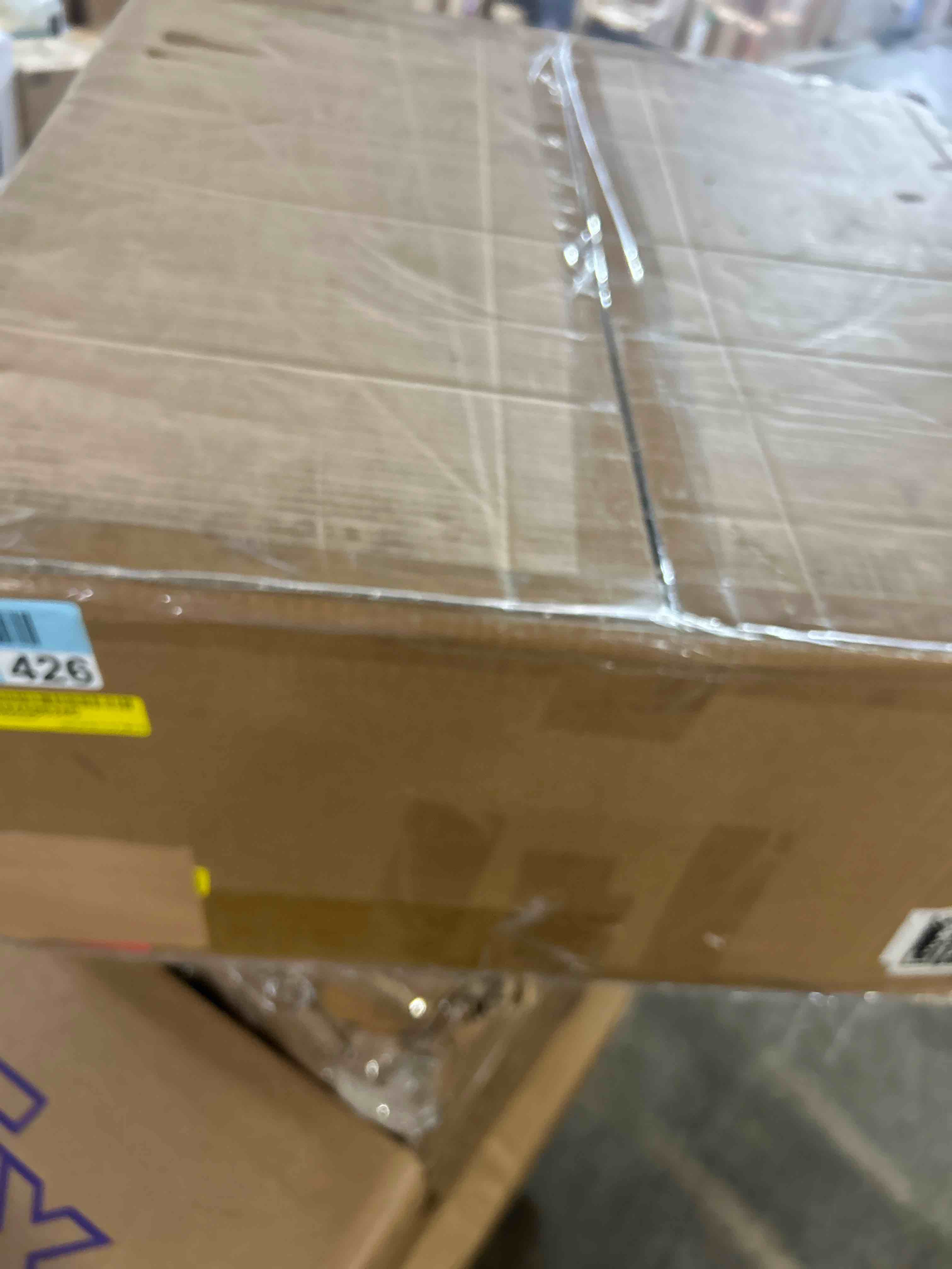 Condition photo showing New/Like New for 4- Light Dimmable Drum Chandelier