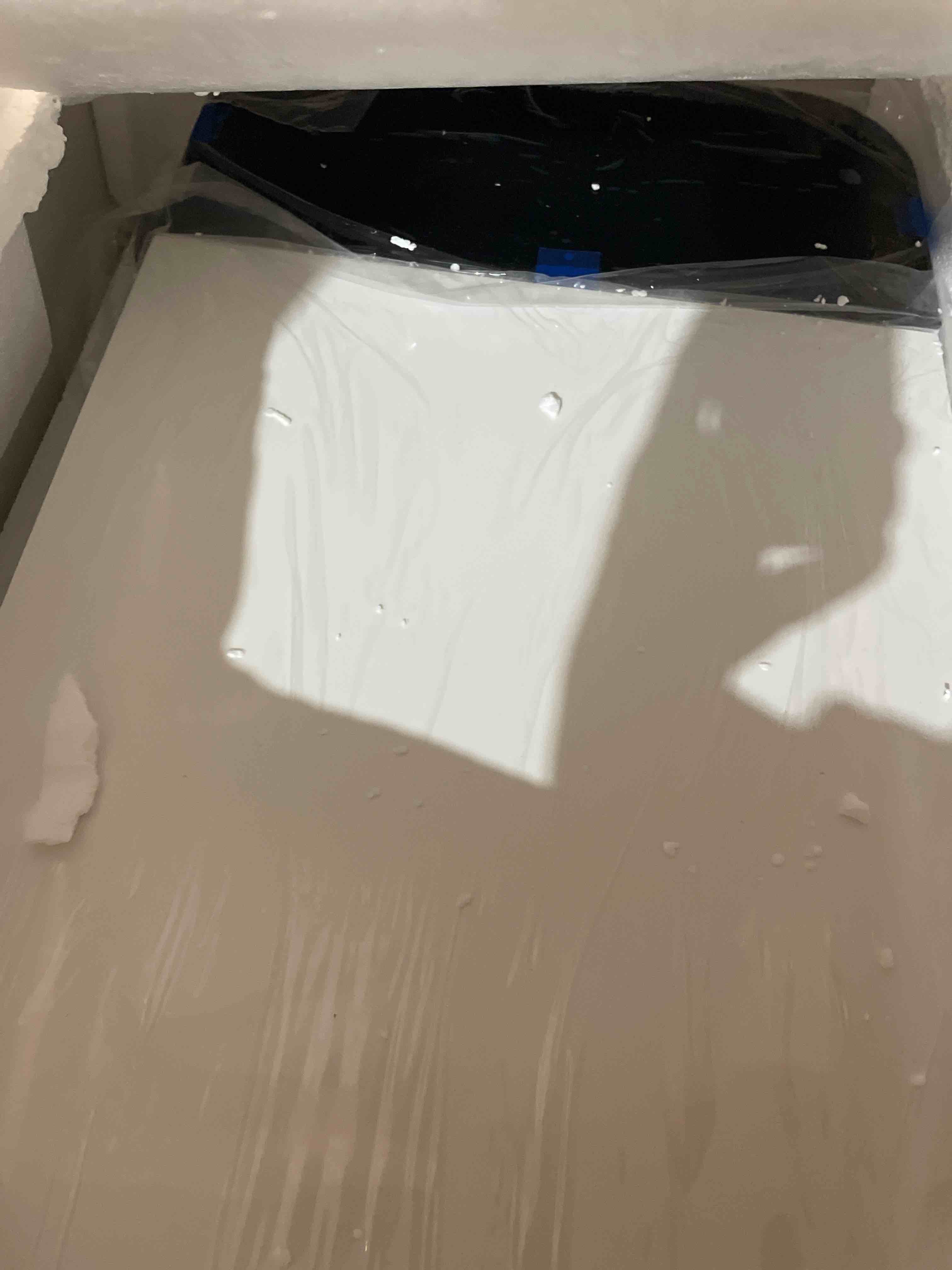 Condition photo showing New/Like New for Smart Toilet with Bidet Built In, Heated Seat & Dual Auto Flush, Foot Sensor, Tankless Modern Elongated Electric Toilet with Warm Water Wash, Air Dryer, LED Display & 1000g MaP Flush, 1.28 GPF