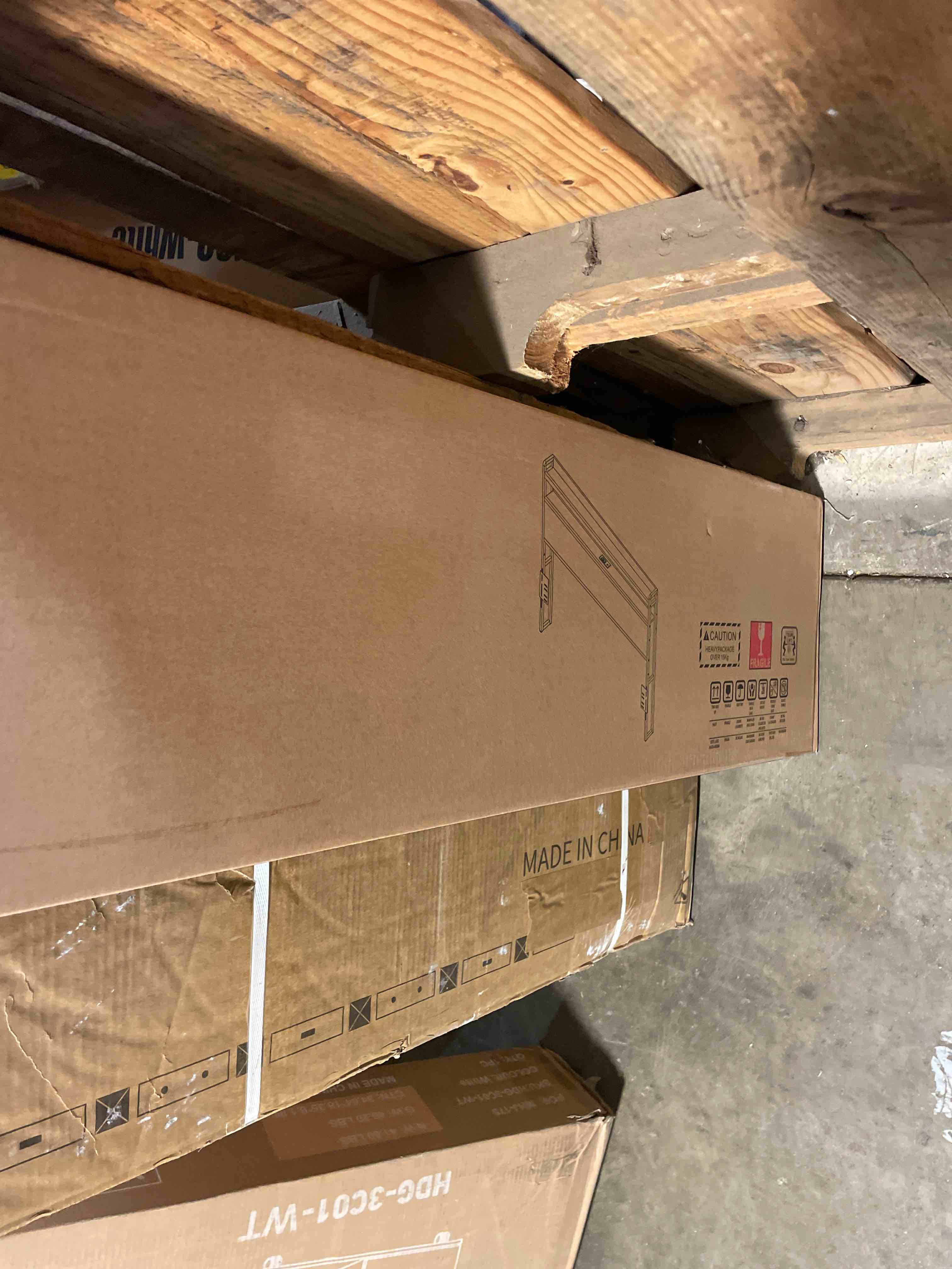 Condition photo showing New/Like New for Elephance Headboard for Full Size Bed Frame with with Outlets, USB and Type C Ports and LED Light, Height Adjustable, 2 Tier Storage Platform Bed Headboard Only, Easy Assembly