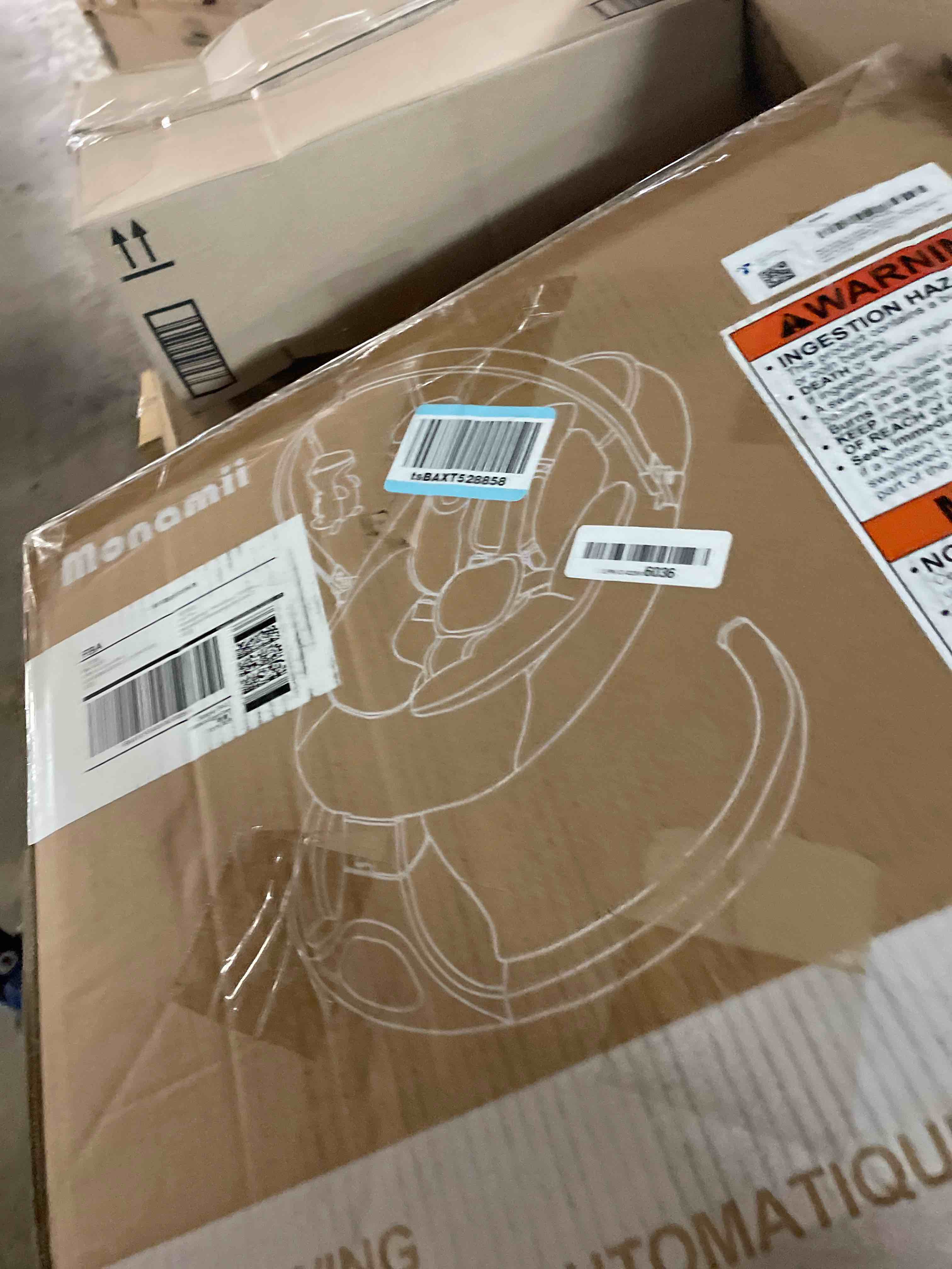 Condition photo showing Good Condition for Baby Swings for Infants, Monamii Baby Swing, Bluetooth Infant Swing with Music Speaker, 5 Speeds and Remote Control, Indoor & Outdoor Use (Light Grey)