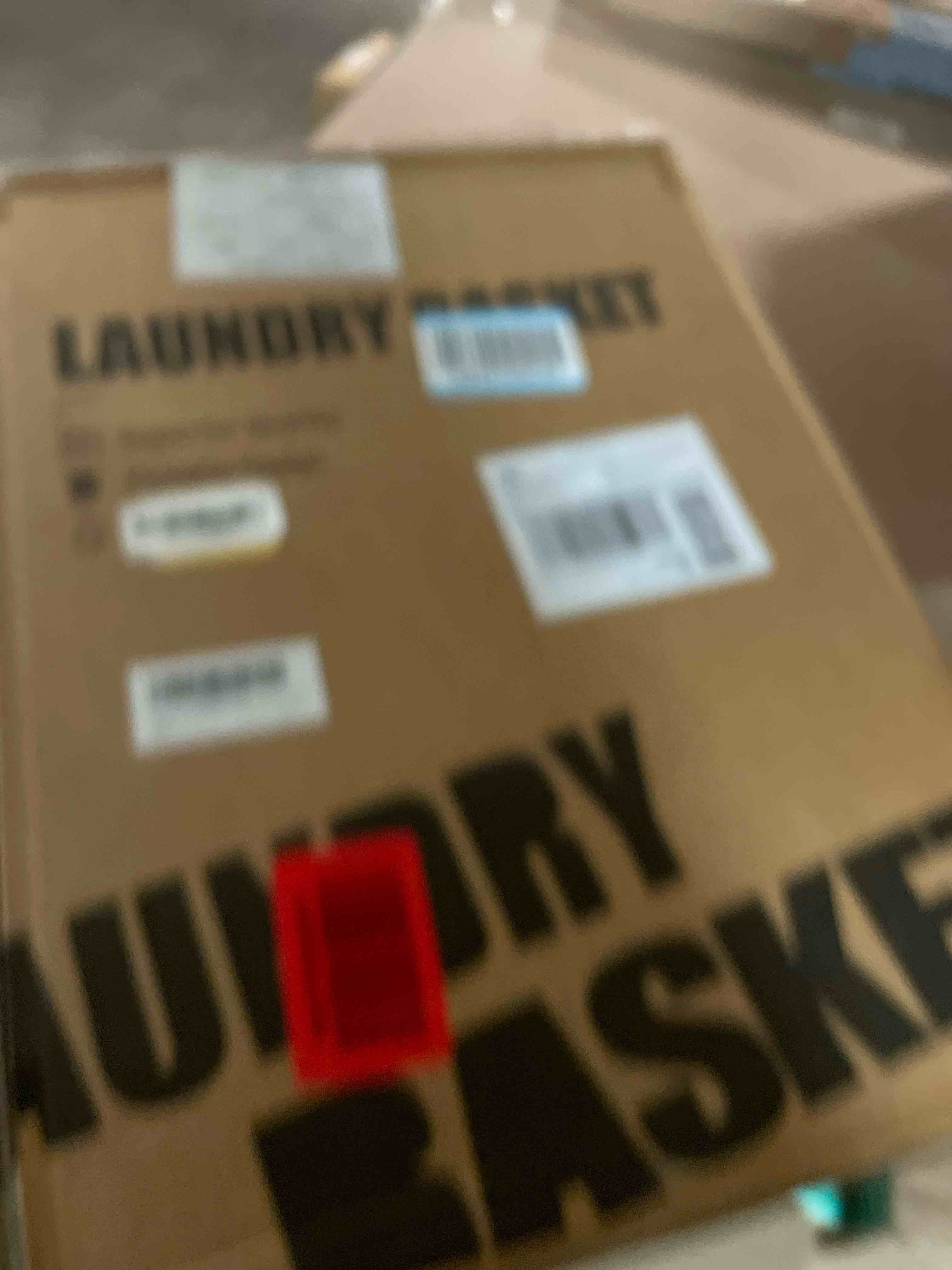 Condition photo showing New/Like New for UAK Plastic Laundry Basket with Wheels & Handle, 67L Heavy Duty Foldable Laundry Hamper – Easy Clean Waterproof Rolling Organizer for Bathroom & Laundry Room, Ivory Ivory XXXL