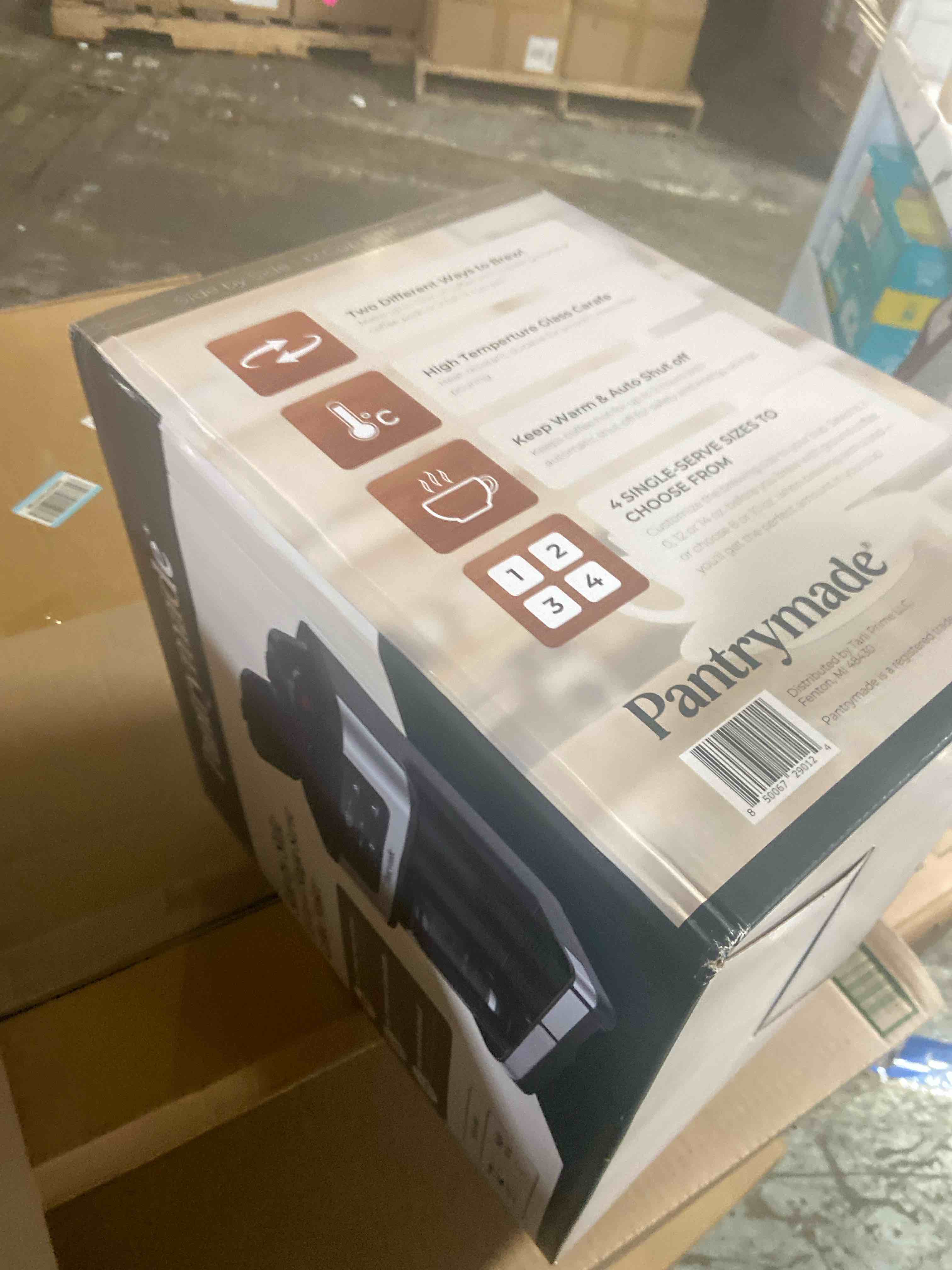 Condition photo showing New/Like New for Dual Brew Coffee Maker | 12-Cup & Single Serve Drip Machine | Touchscreen Programmable | K-Cup & Ground Coffee Compatible | Glass Carafe | Auto Shut-Off