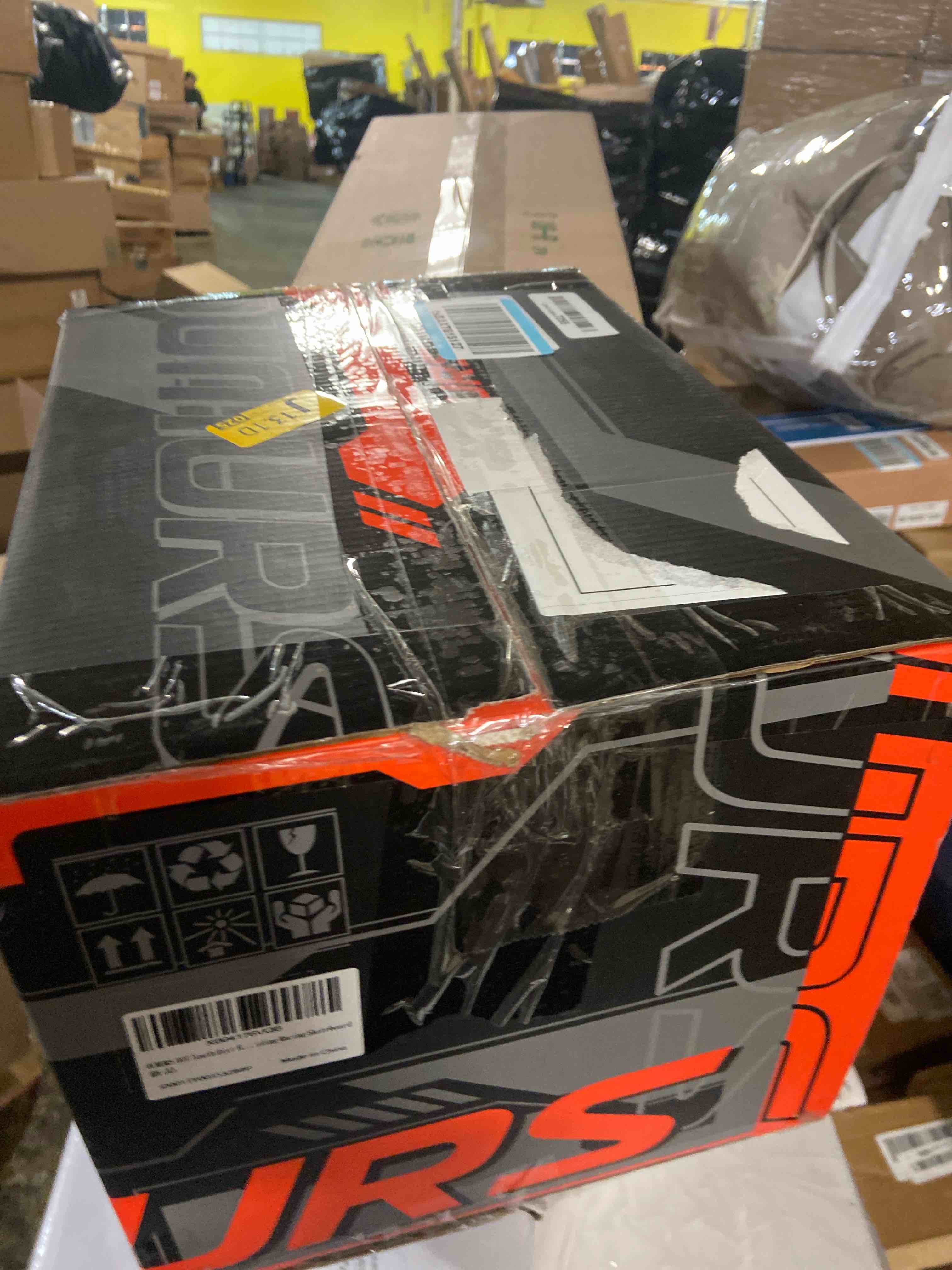 Condition photo showing New/Like New for Youth Dirt Bike Helmet DOT Certified for Boys & Girls Ages 5-14, Four Wheeler, Motocross, BMX, MX, UTV, Go Kart, Racing, Skateboard, Baseball Red Cobweb Large