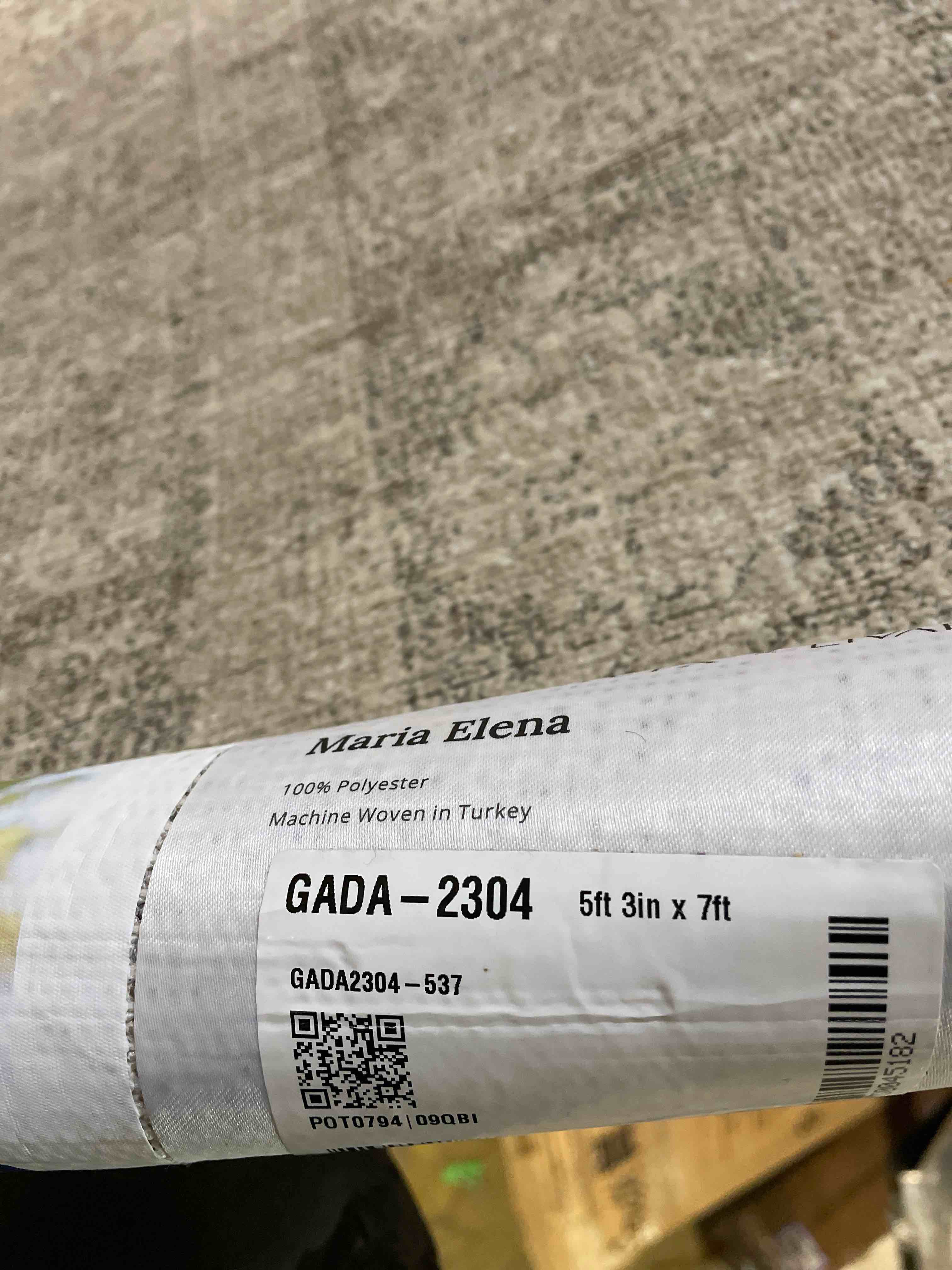 Condition photo showing New/Like New for Livabliss x Galey Alix Maria Elena V Vintage Medallion Area Rug, 5'3" x 7' (5' x 7'), Tan