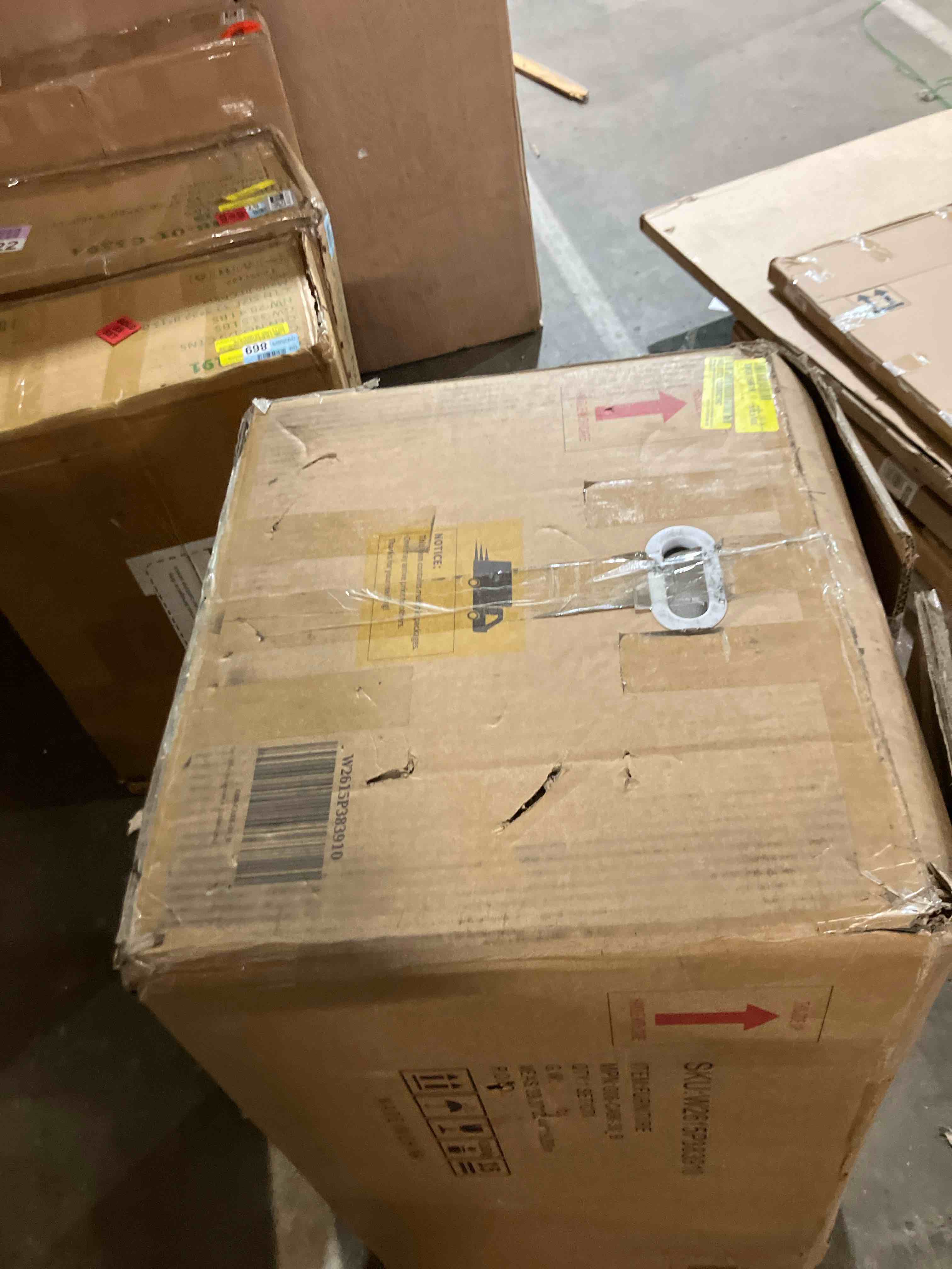 Condition photo showing Good Condition for 35" Floating Bathroom Vanity Faux Marble (Does not come with sink)