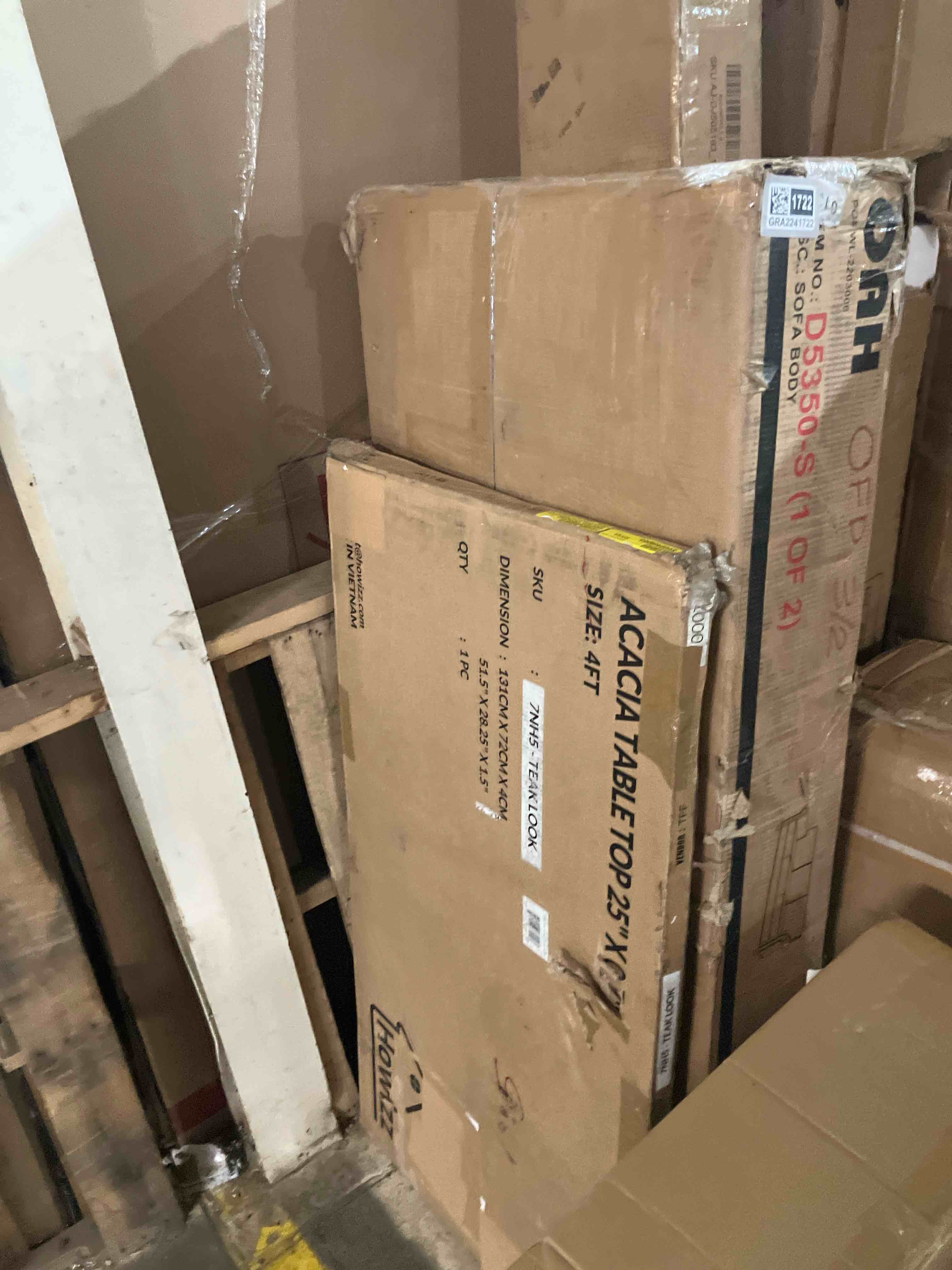 Condition photo showing New/Like New for Acacia Unfinished Solid Wood Butcher Block Countertop for DIY Kitchen Island Tops, Desk Tops, Table Tops, Coffee Tables,.. 4ft