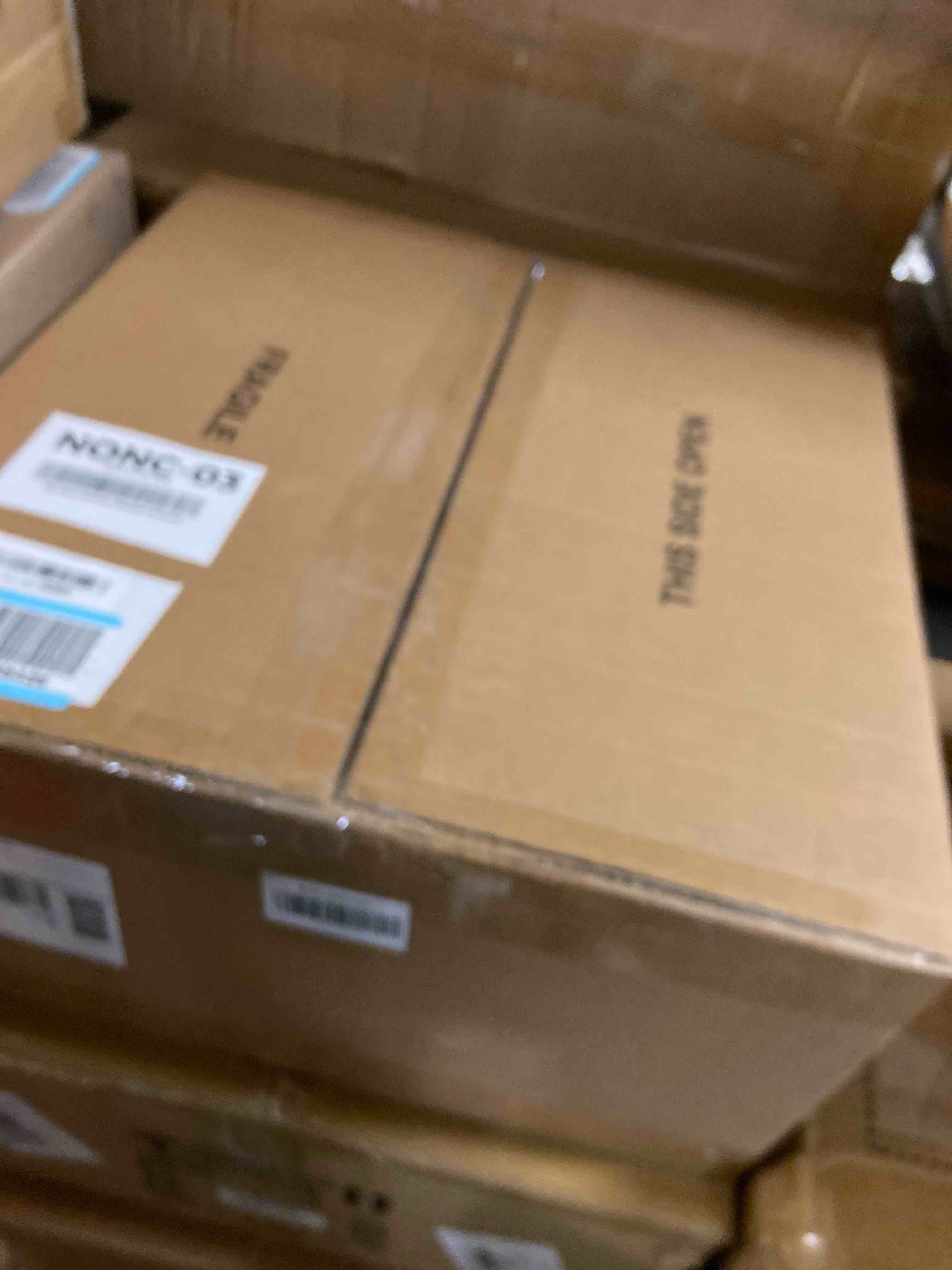 Condition photo showing New/Like New for Drum Chandelier 4-Light, Brass Gold Tiffany Pendant Lighting Fixture with Stained Gradient Green Glass Shade, 16” Round Ceiling Hanging Lamp Kitchen Island Bedroom Dining Living Room