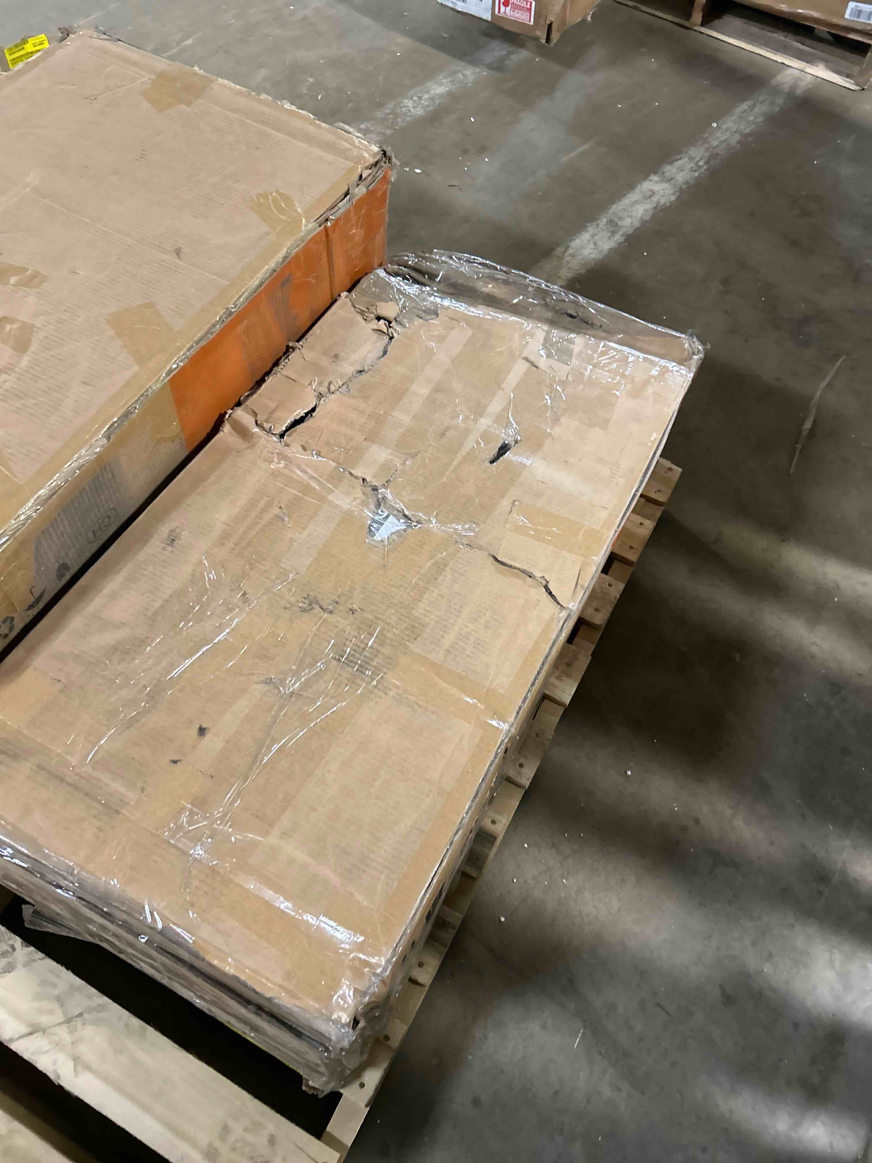 Condition photo showing New/Like New for WAMPAT Farmhouse Nightstand with 3 Drawers, Large Wood Bedside Table Night Stand, Wide Sofa Side End Table 3 Drawers Chest of Dresser for Living Room, Bedroom, Oak, 34 inch