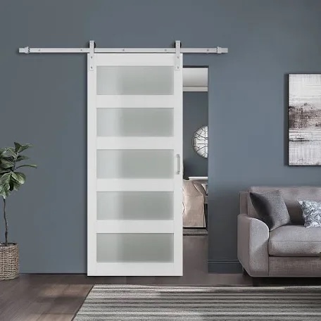 24inch Barn Door Glass And Panels X