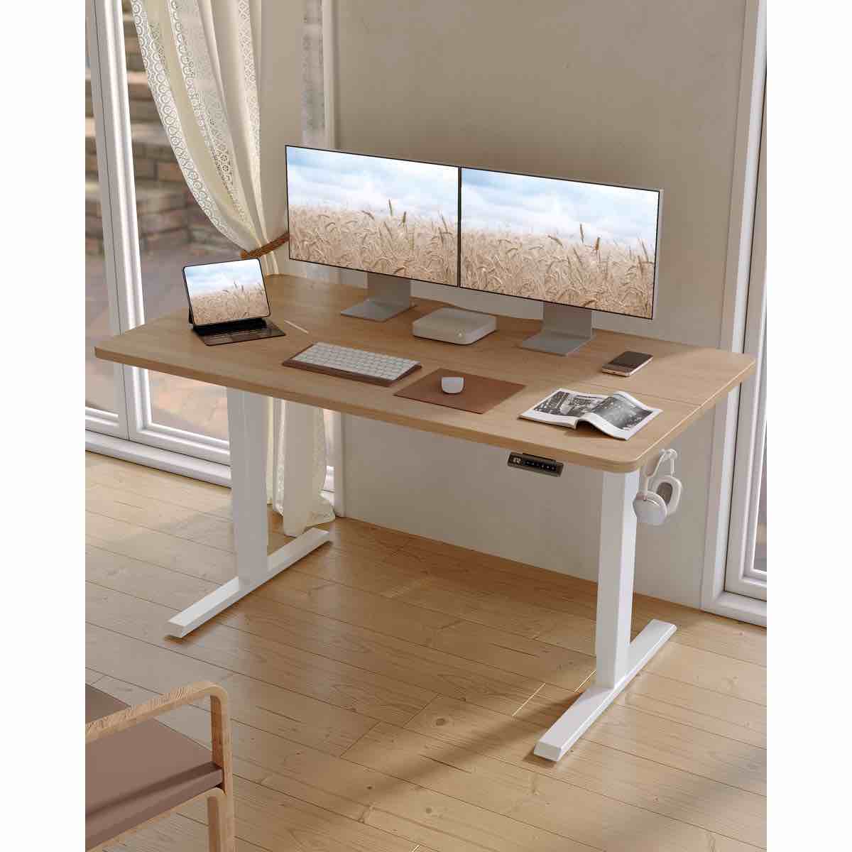 electric standing desk, height adjustable sit stand desk