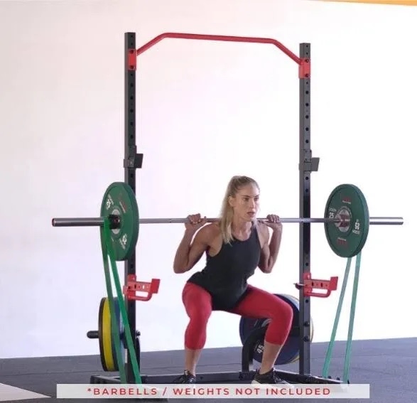 sunny health & fitness power zone squat stand