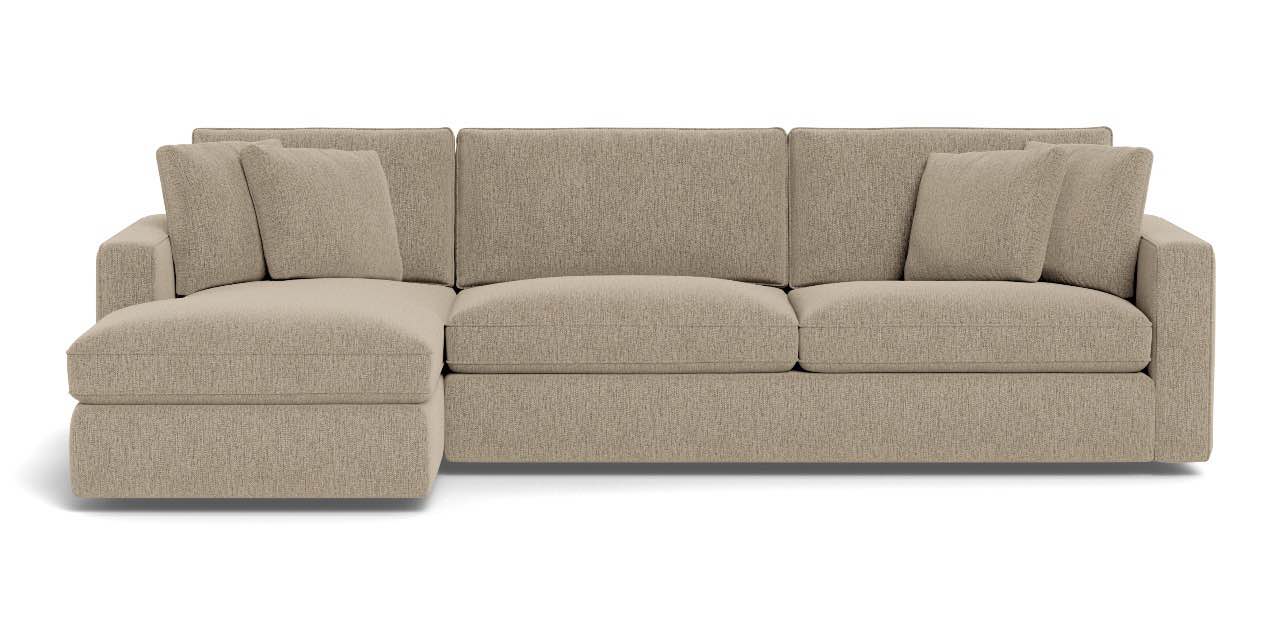 james 3-seat chaise sectional