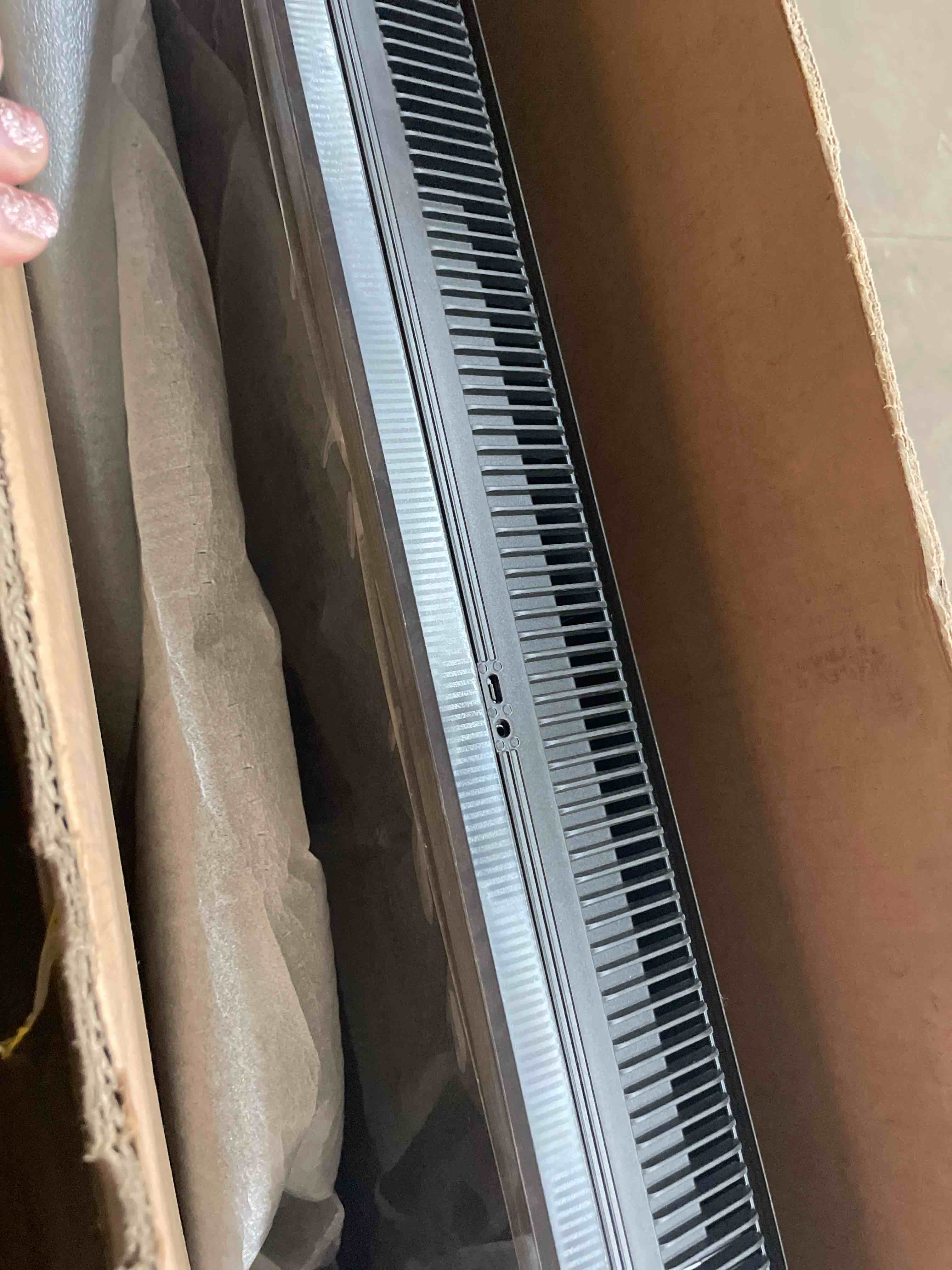 Condition photo showing As Is for samsung 85-inch class crystal uhd u8000f 4k smart tv (2025 model) endless free content, crystal processor 4k, metalstream design, knox security, alexa built-in 85-inch tv only (does not work sold for parts) 