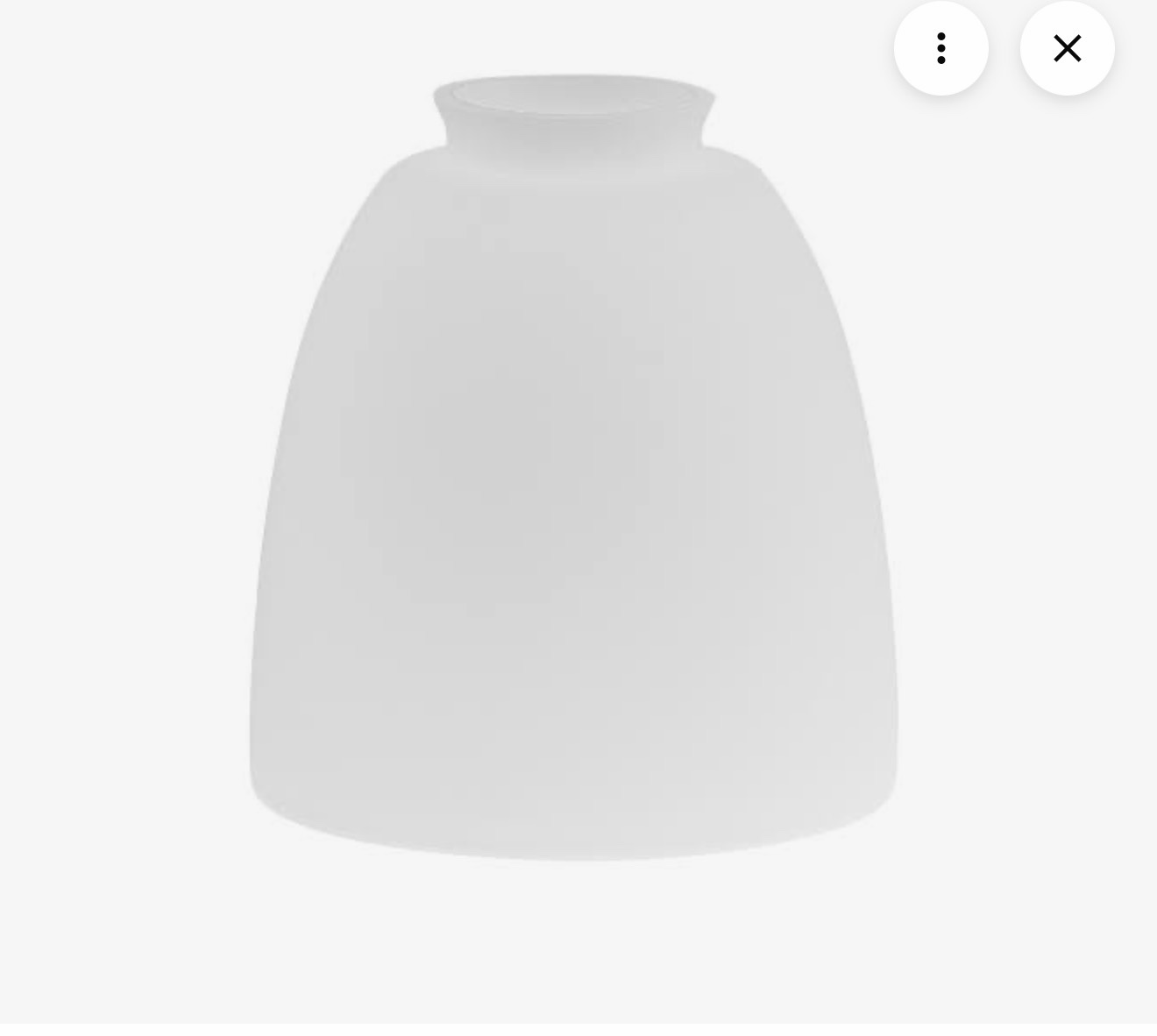 fanimation 5.49" h x 5.12" w glass pendant shade