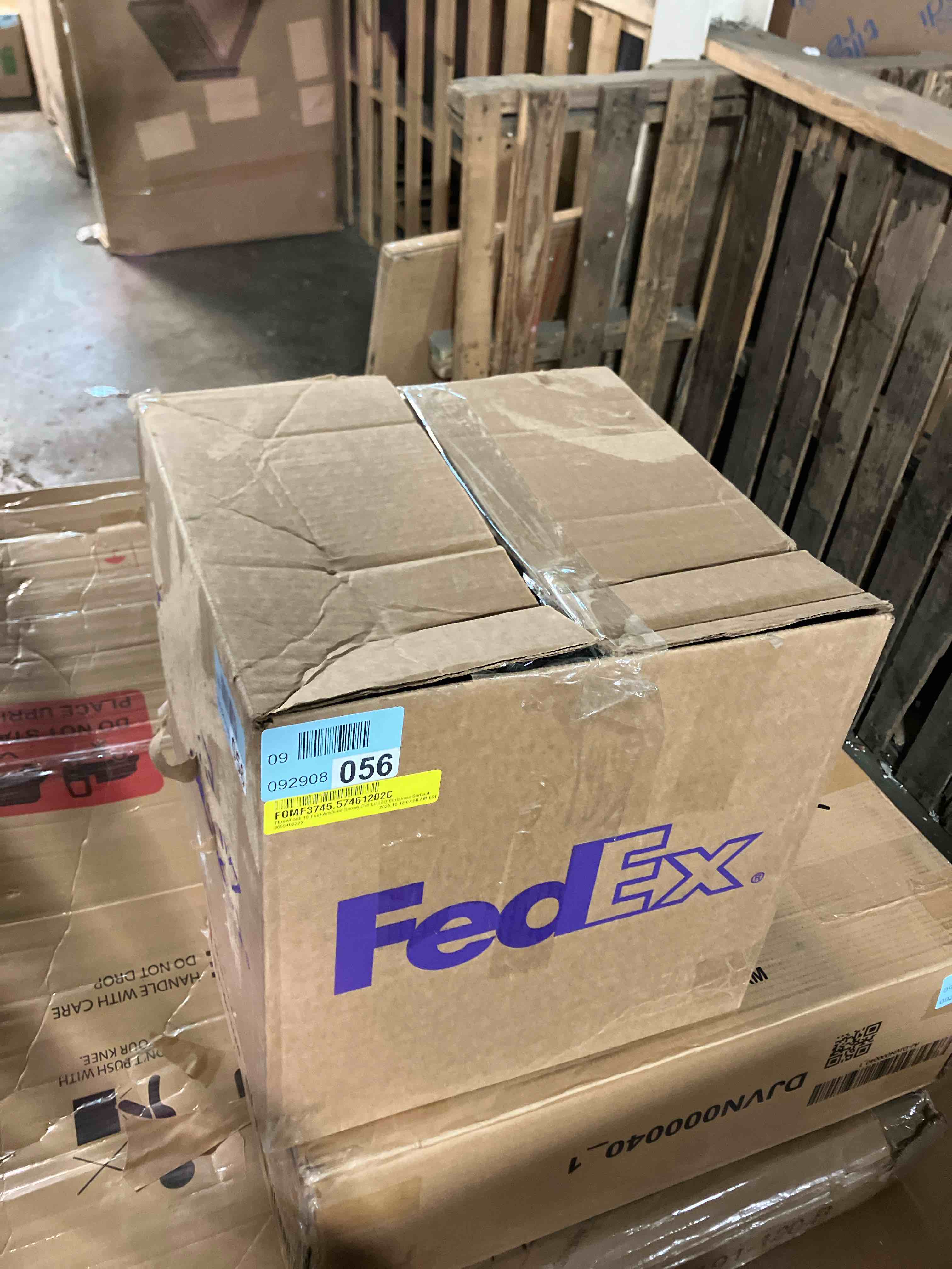 Condition photo showing Good Condition for Throwback 18 Foot Artificial Snowy Pre Lit LED Christmas Garland