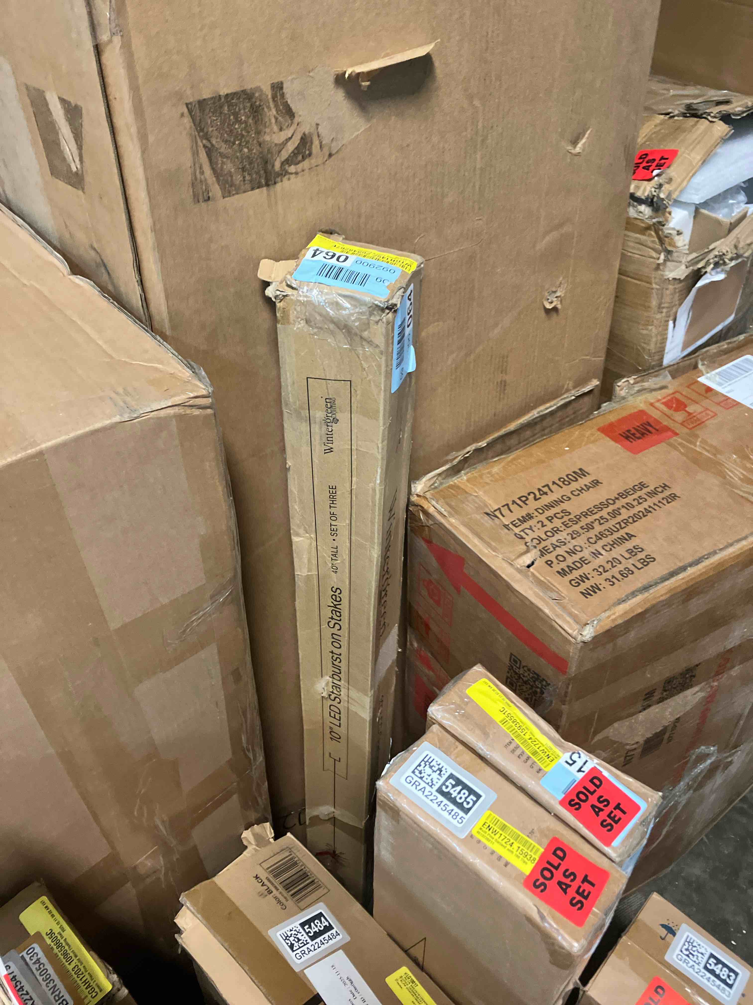 Condition photo showing New/Like New for 40" LED Lighted Trees & Branches. (set a three)