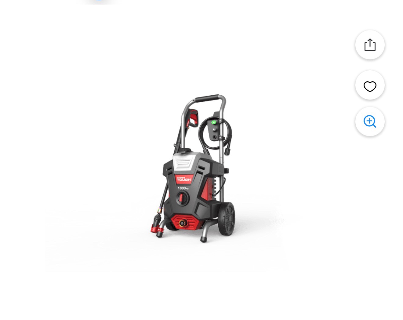 Hyper Tough Brand Electric Pressure Washer 1800PSI for Outdoor Use, Electric 1800PSI