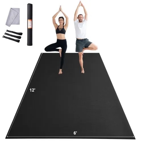 VEVOR Exercise Mat, Non Slip High Density Premium Yoga Mat, Exercise Yoga Mat for Men Women