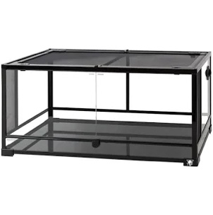 hygger zoo detachable reptile glass tank 