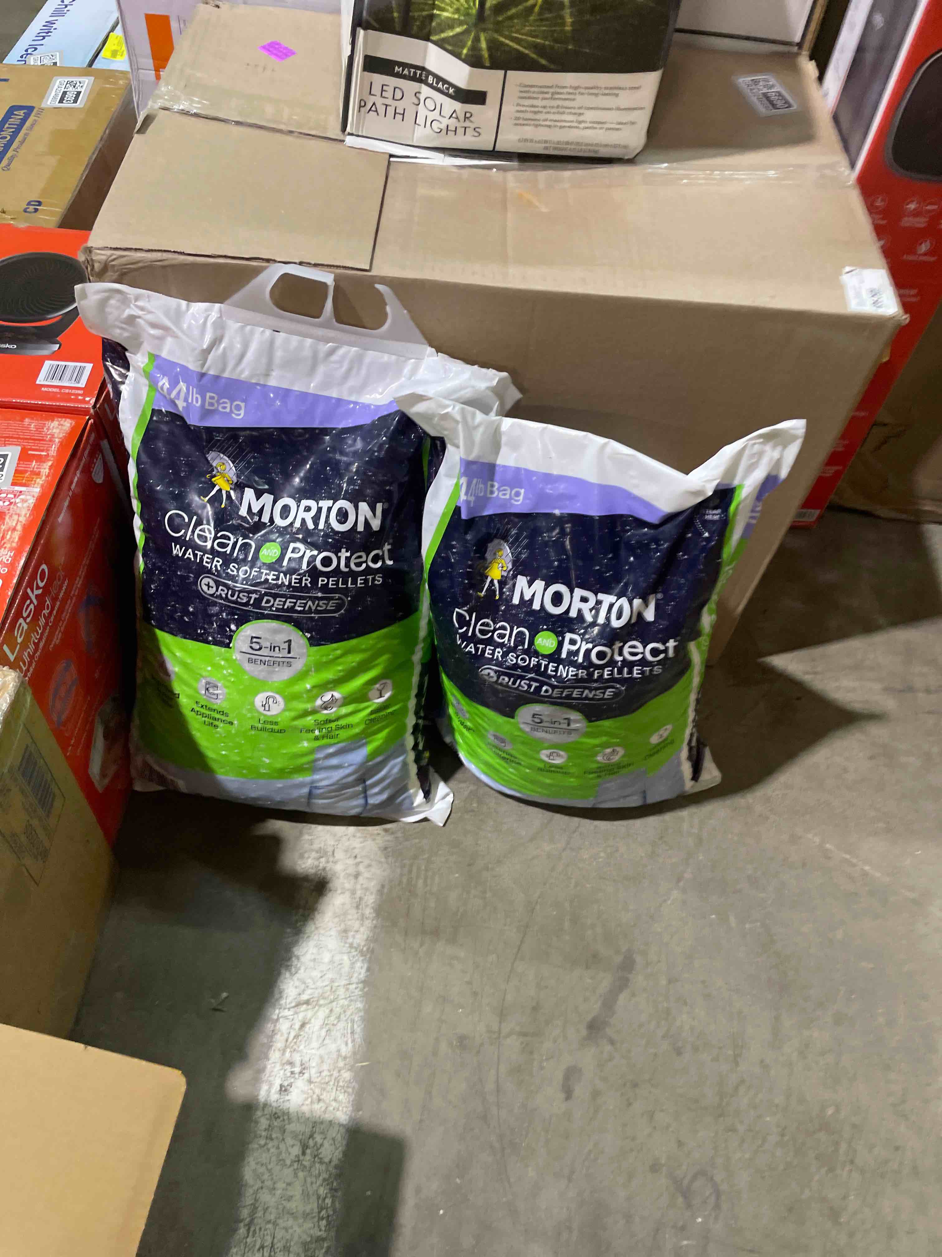 Condition photo showing New/Like New for Morton Clean and Protect with Rust Defense Water Softener Pellets