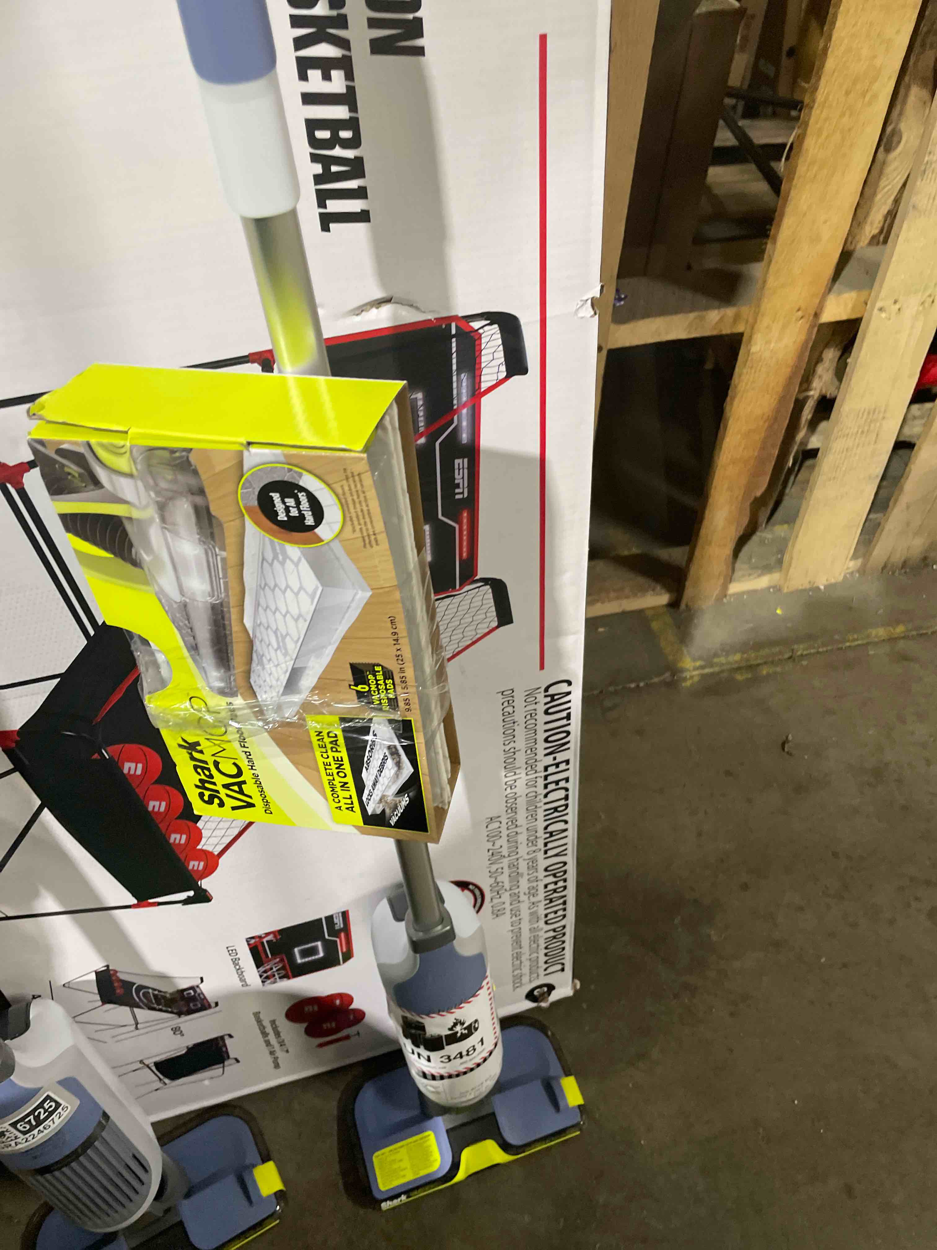 Condition photo showing Good Condition for DOESNOT HAVE CHARGER OR CLEANER Shark VACMOP Reveal Cordless Hard Floor Vacuum and Spray Mop with 6 Disposable Pads and Cleaning Solutio