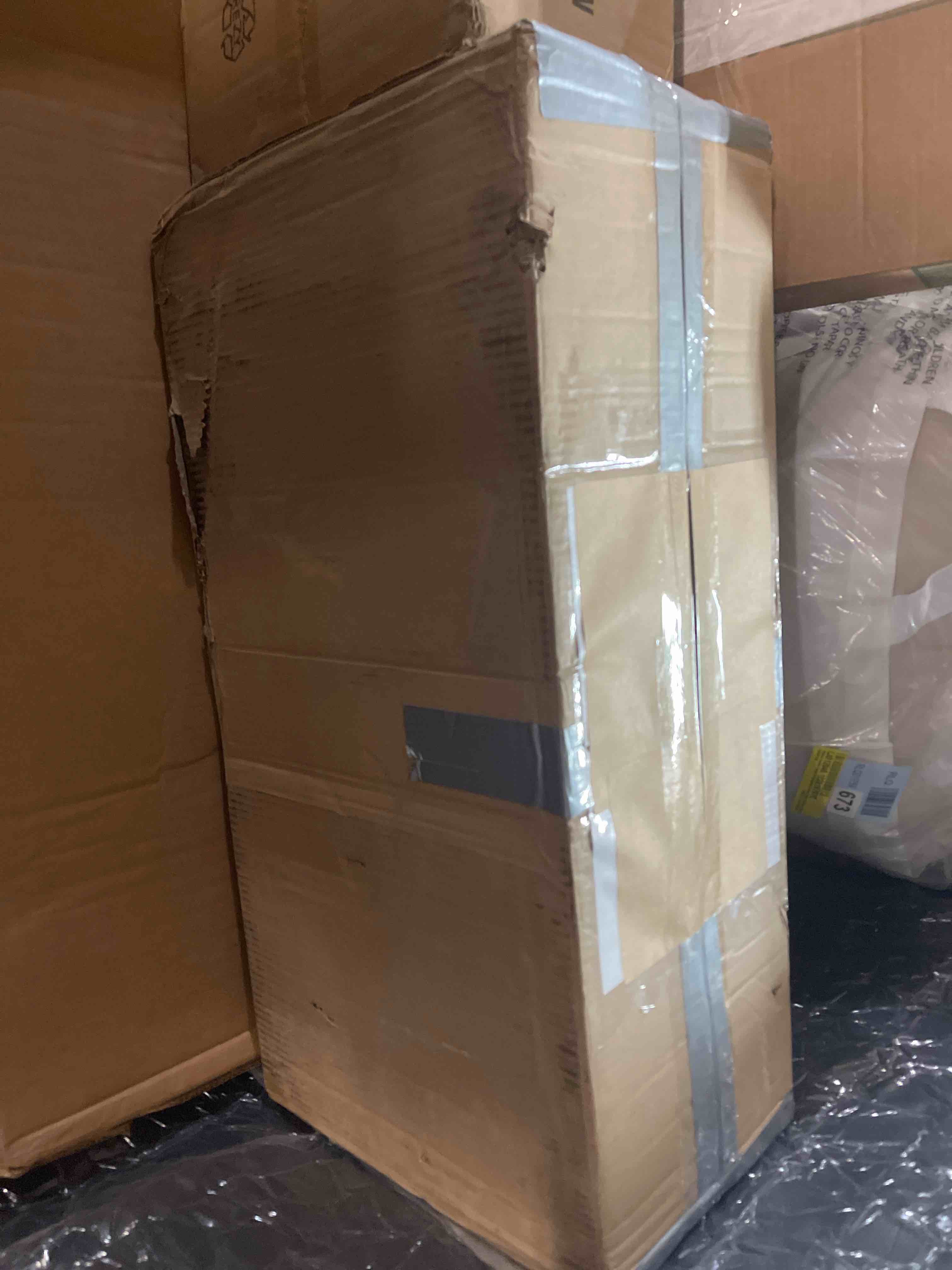 Condition photo showing New/Like New for Amara 22" Wide Gold 3-Light Orb Glass Bathroom Vanity Light