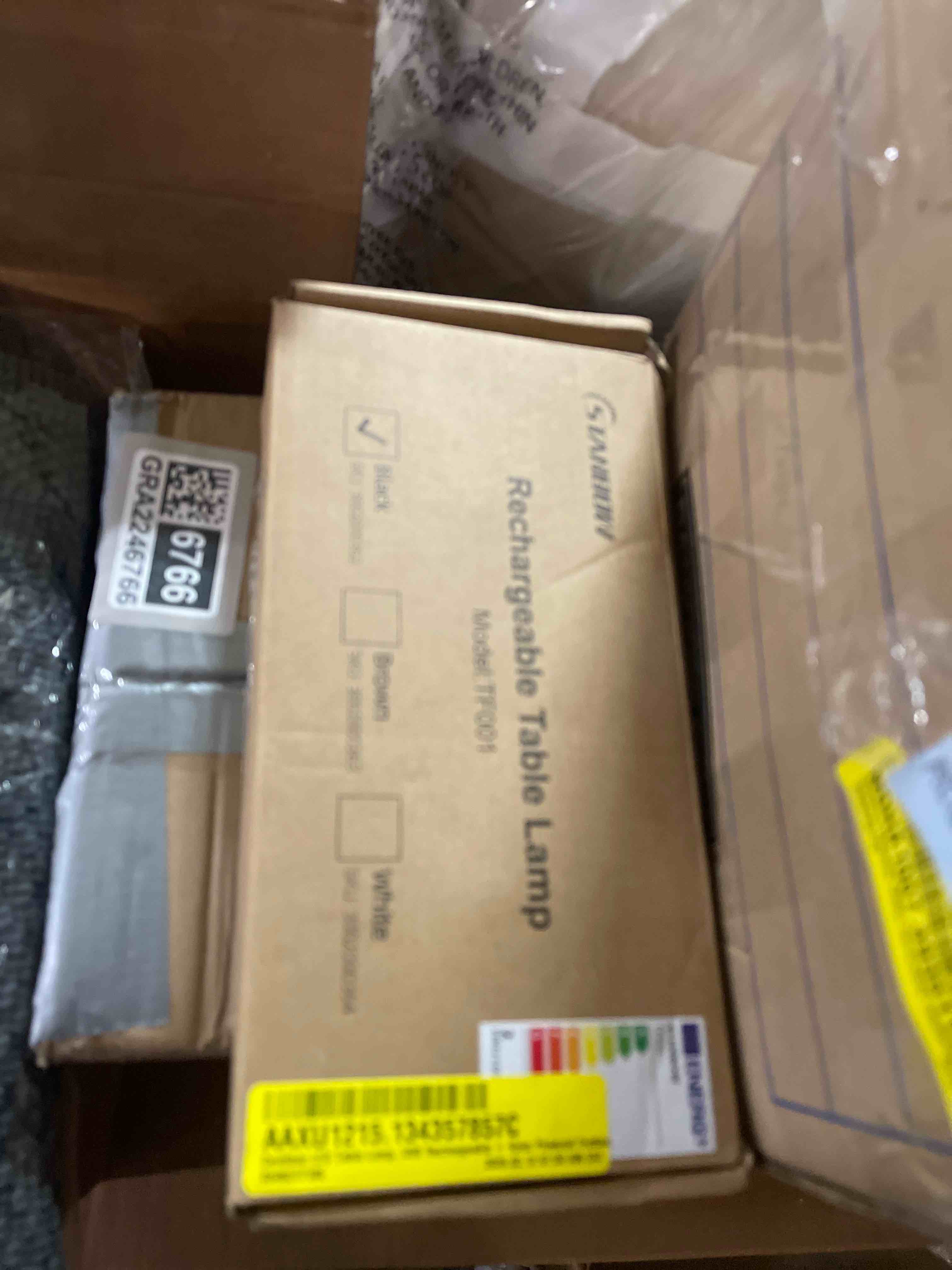 Condition photo showing New/Like New for Cordless LED Table Lamp, USB Rechargeable + Solar Powered Outdoor Lamps, Dimmable, 3 Colors, 4000mAh Battery