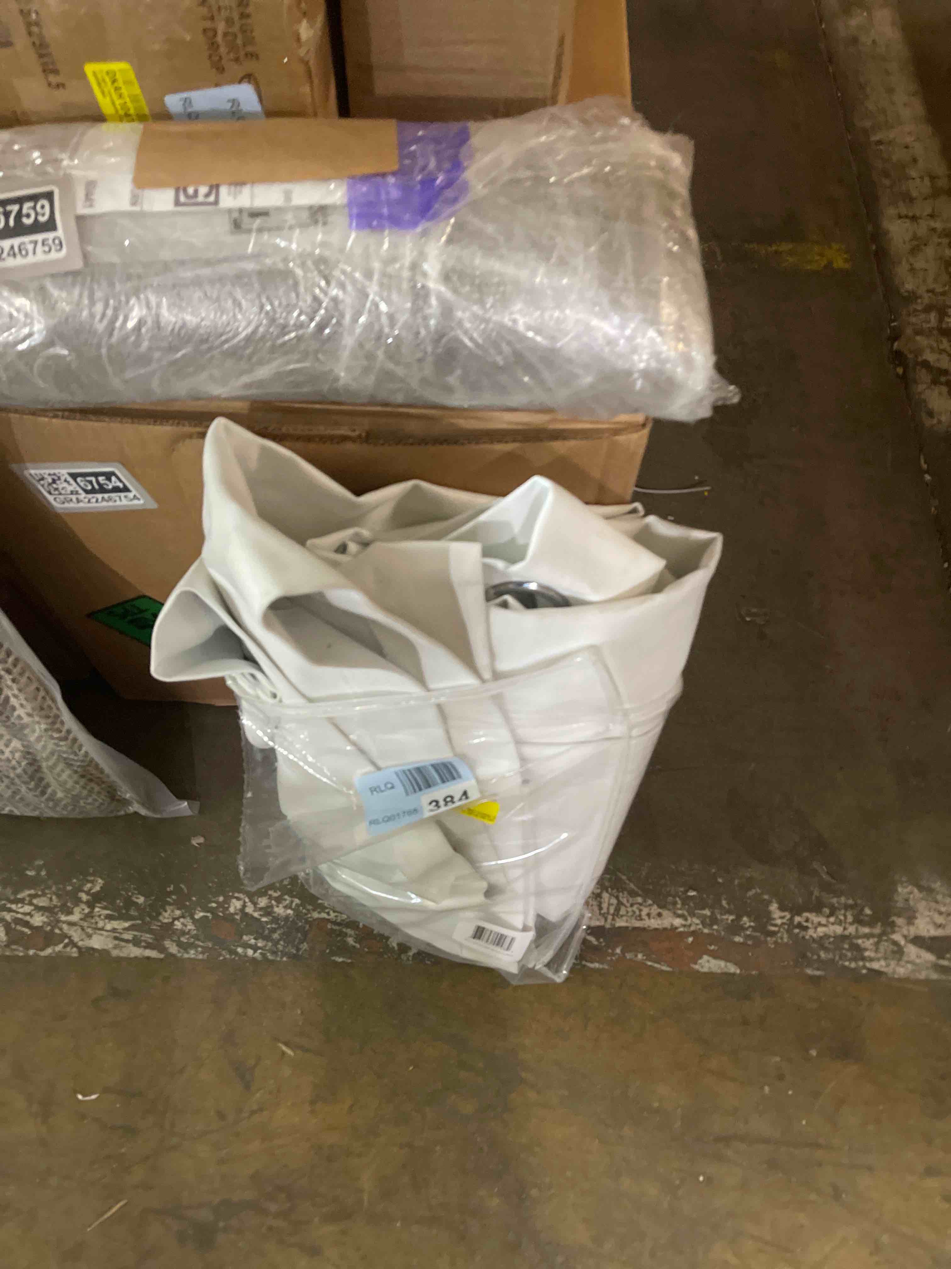 Condition photo showing New/Like New for Linen Textured 100% Blackout Grommet Sliding Patio Door Curtain Panel