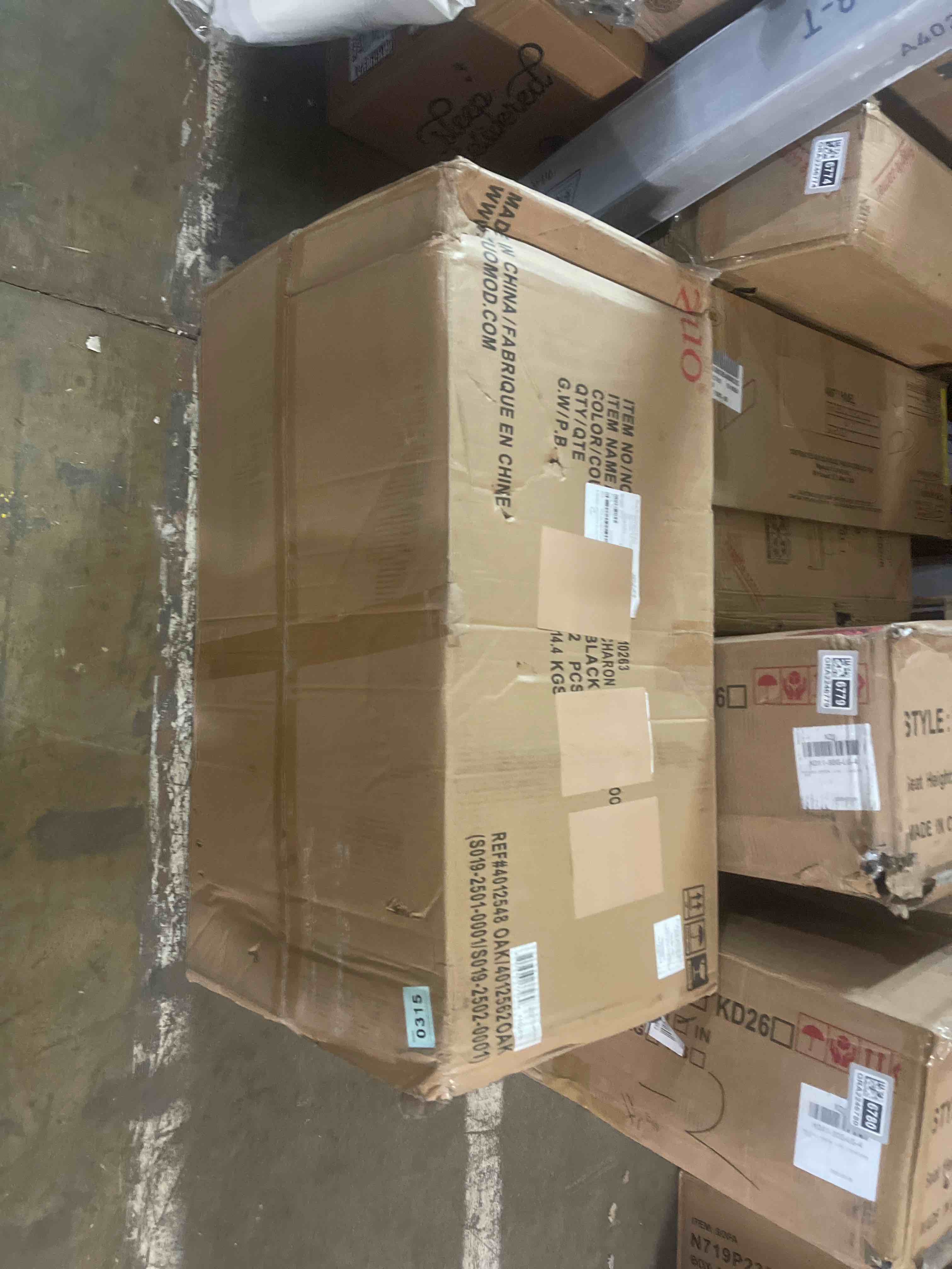 Condition photo showing New/Like New for Charon Upholstered Counter Stool (Set of 2)